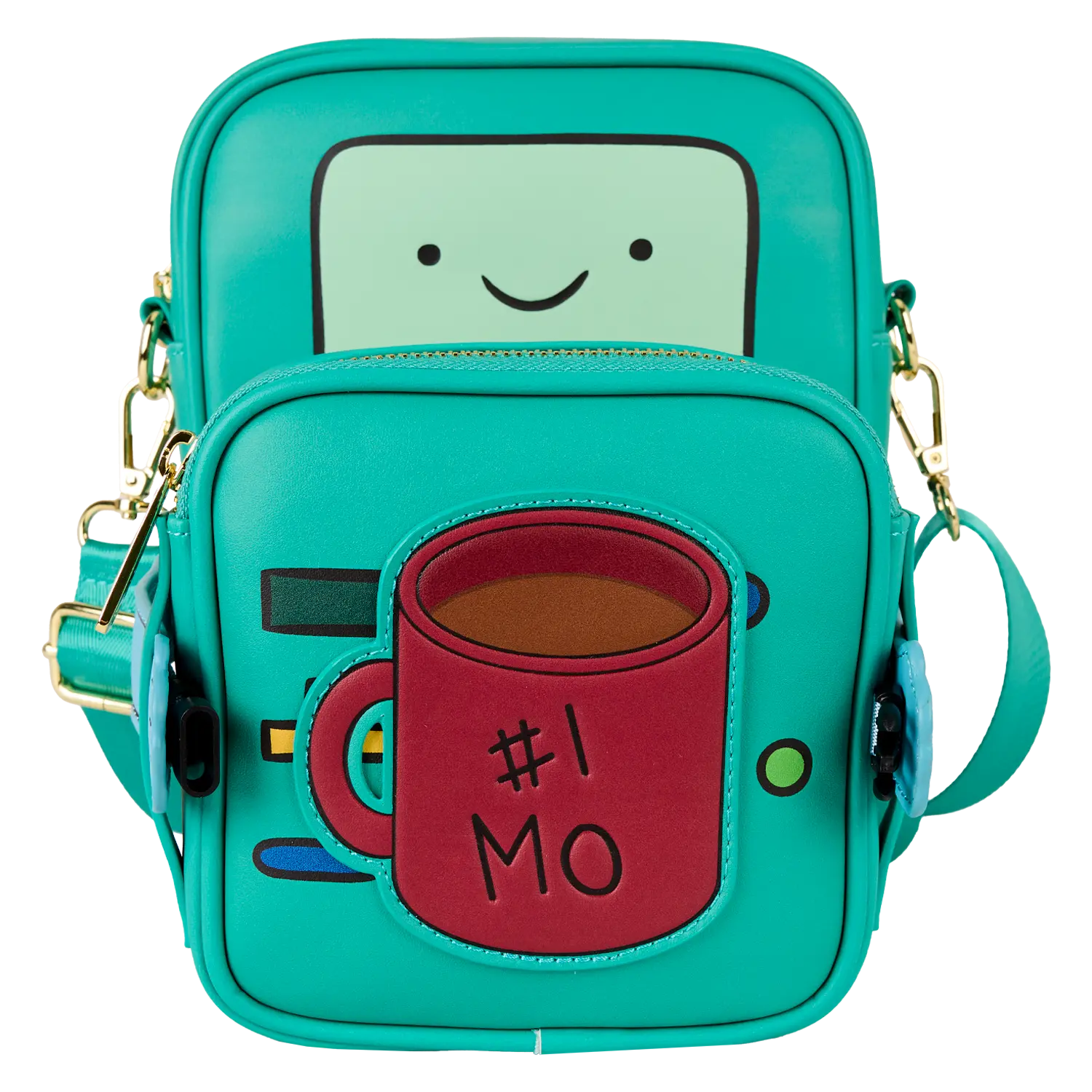 Adventure Time BMO Crossbuddies Cosplay Crossbody Bag With Coin Bag - Image 3
