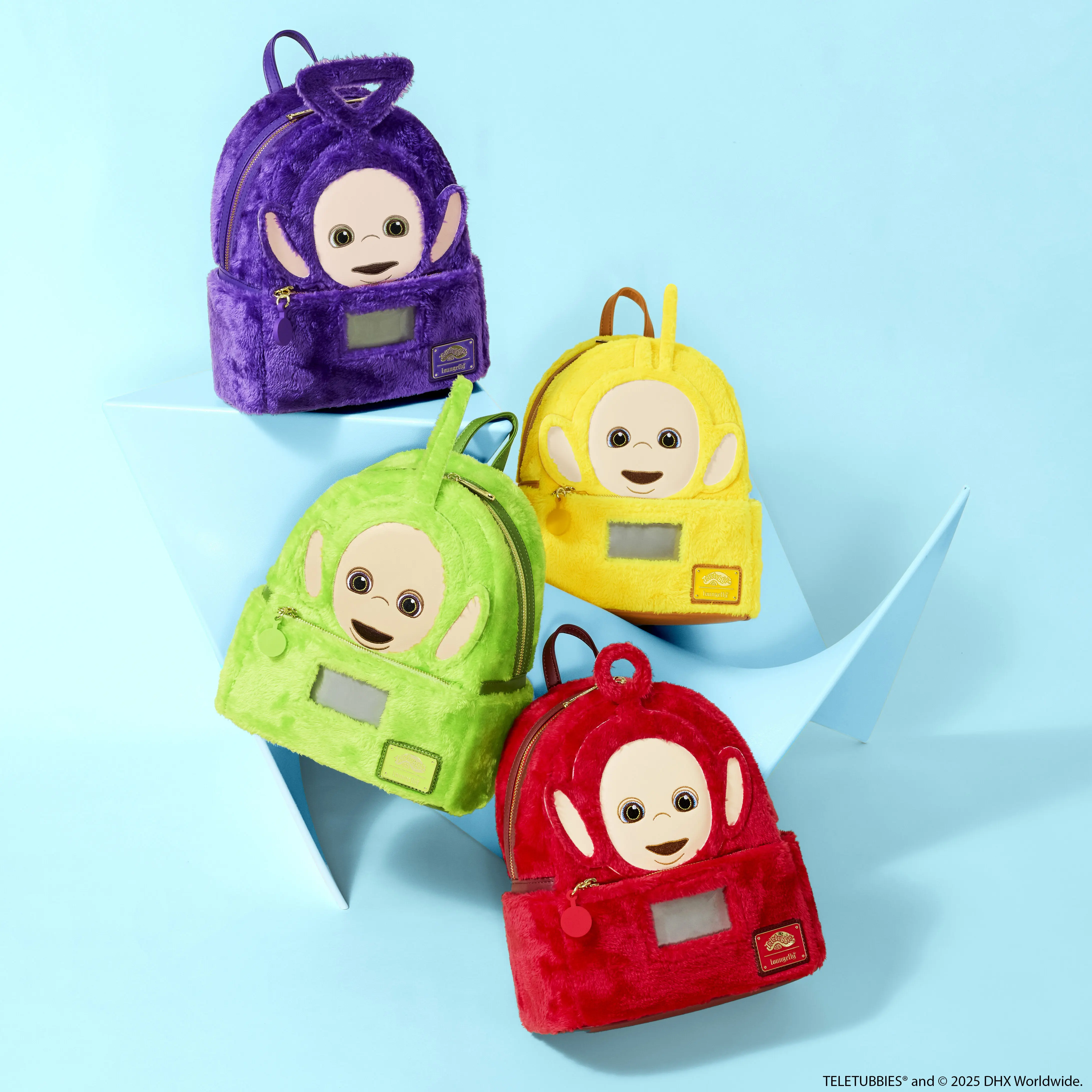 Teletubbies Laa-Laa Plush Cosplay Light Up Mini Backpack - Image 4