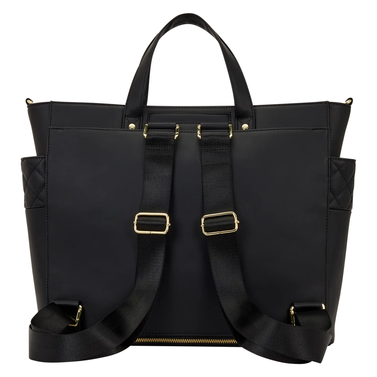 Loungefly The Mo Black Convertible Backpack & Tote Crossbody Pin Trader Bag - Image 6