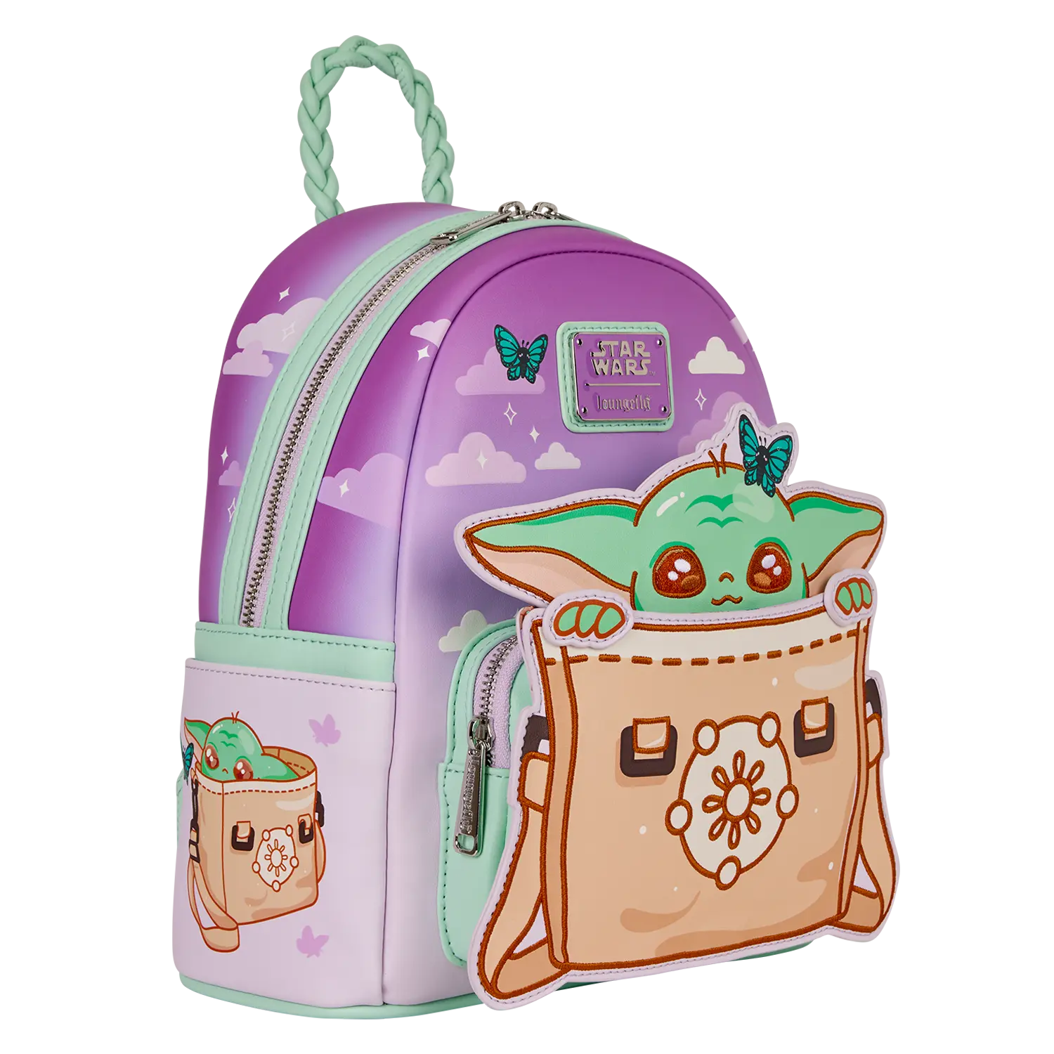 The Mandalorian Grogu Butterfly Mini Backpack - Image 7