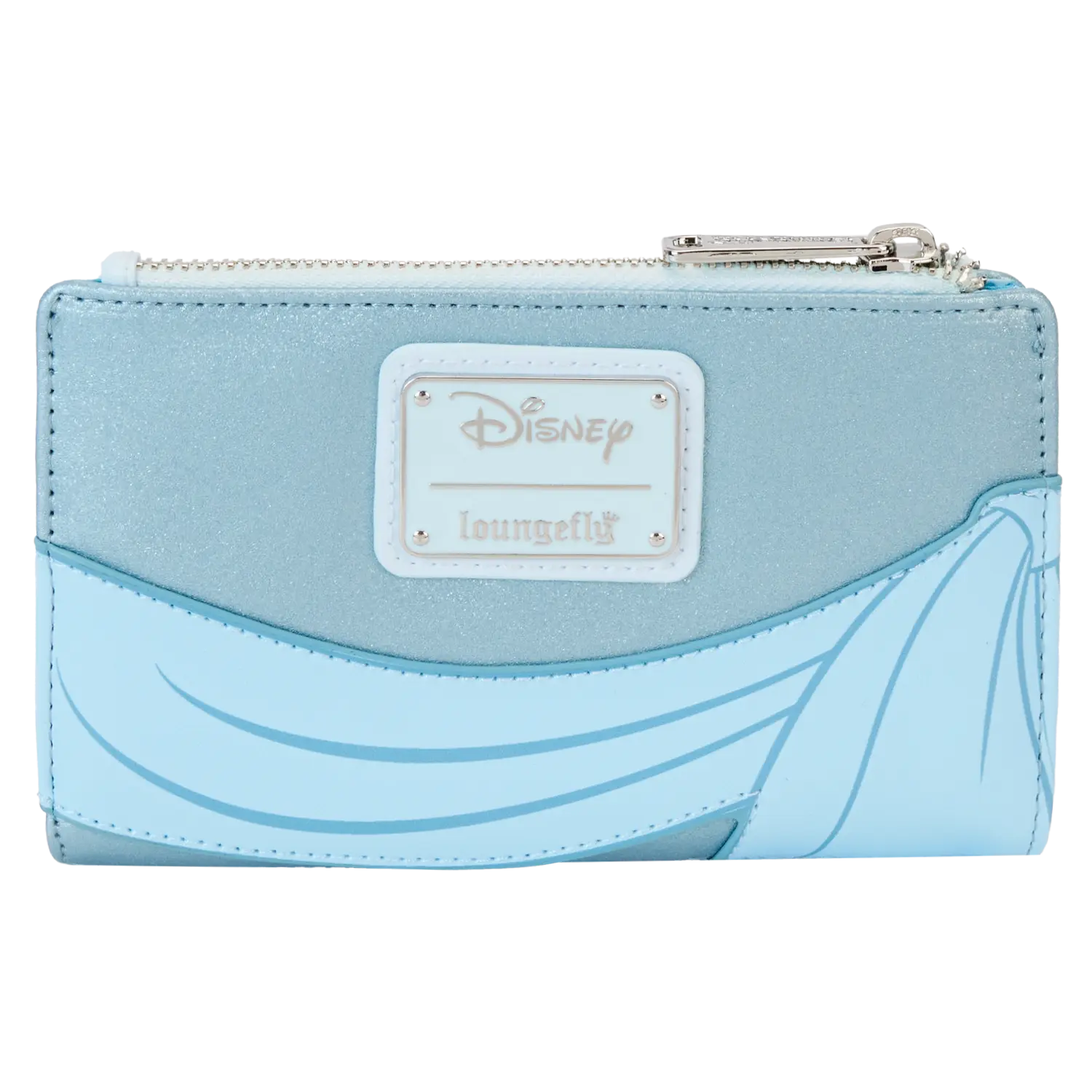 The Princess and the Frog Tiana Blue Gown Glitter Cosplay Flap Wallet - Image 3