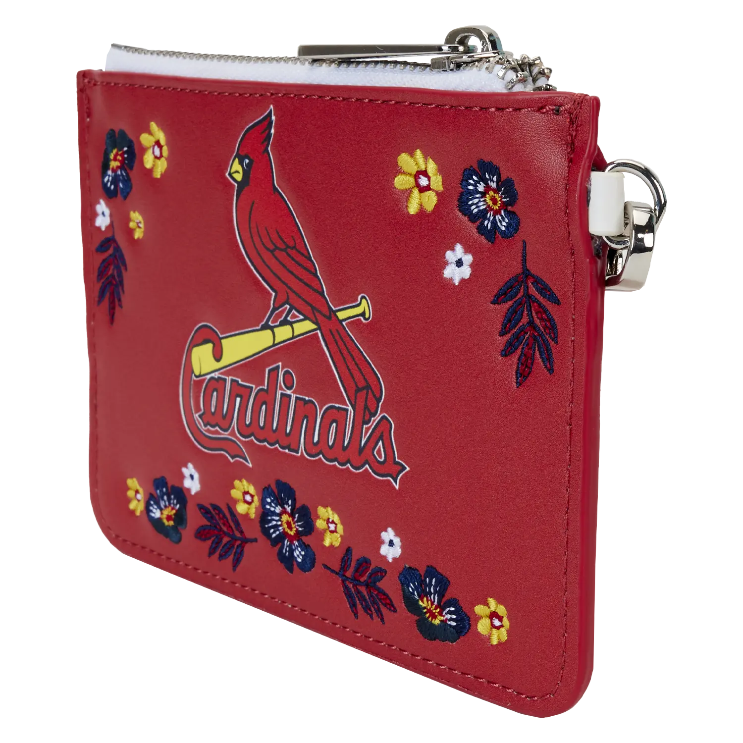 MLB St. Louis Cardinals Floral Card Holder Wristlet Clutch - Image 4