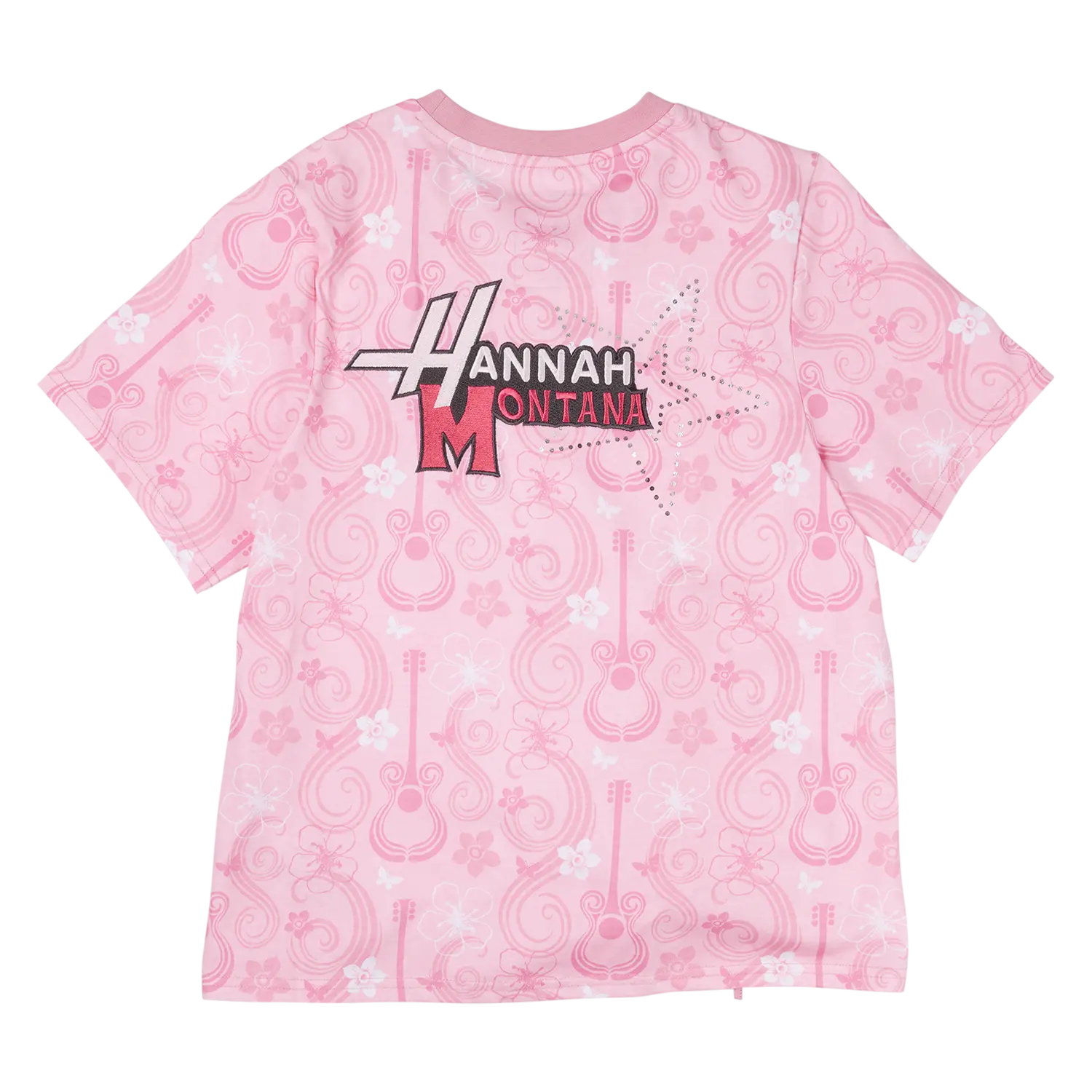 Hannah Montana Drawstring Hem All-Over Print Unisex Tee - Image 4