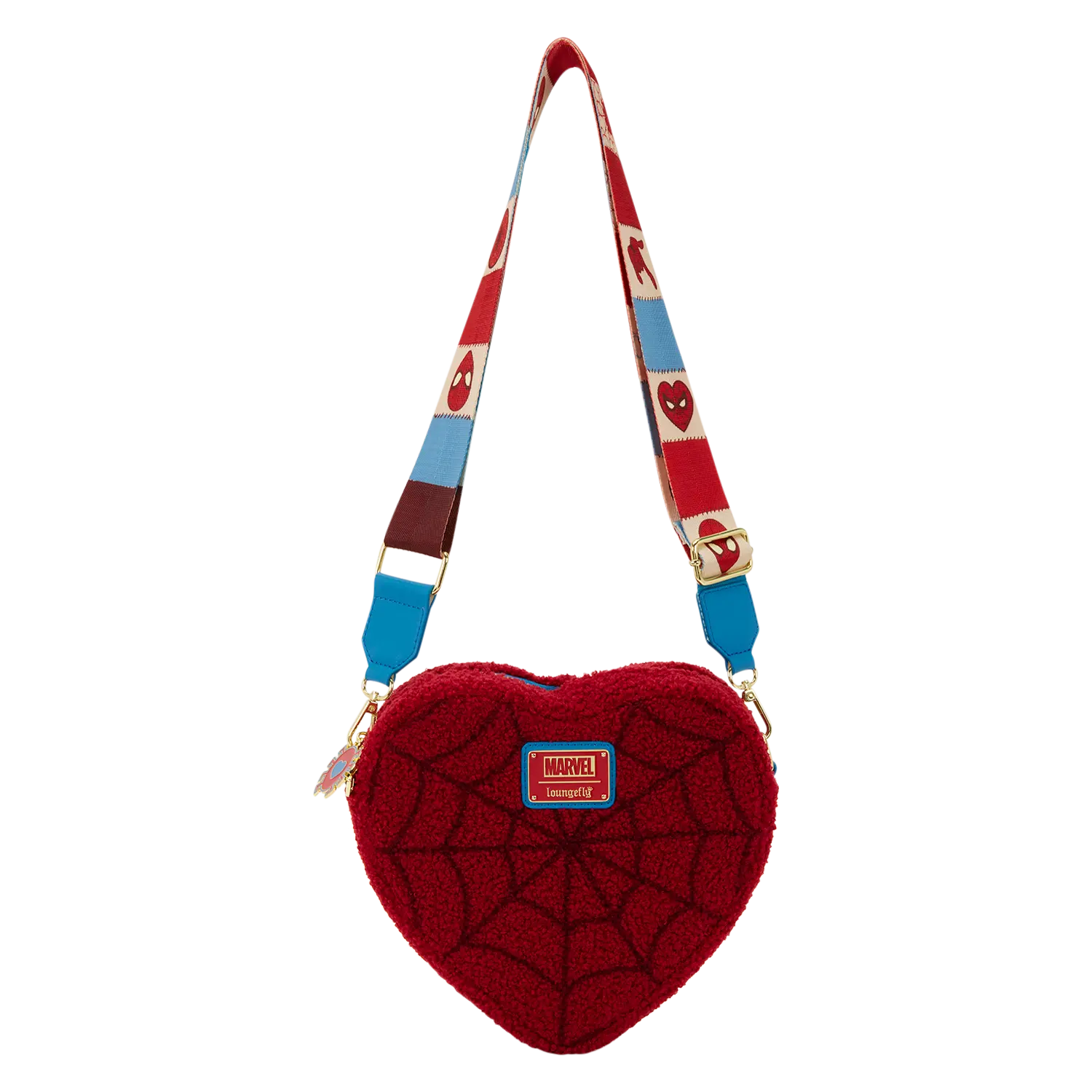 Spider-Man Sherpa Heart Shaped Crossbody Bag - Image 6