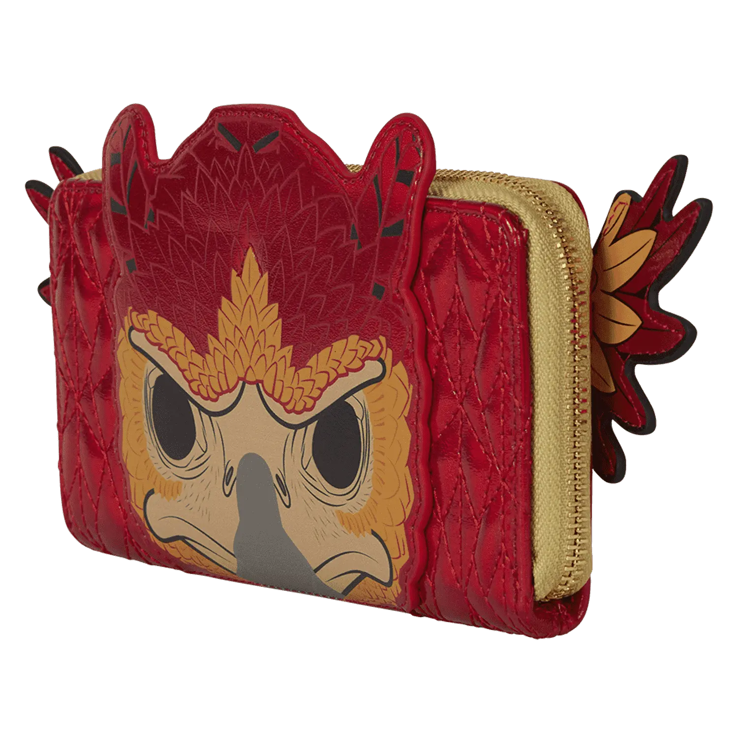 Funko Pop! By Loungefly Harry Potter Exclusive Fawkes Phoenix Cosplay Zip Around Wallet - Image 3