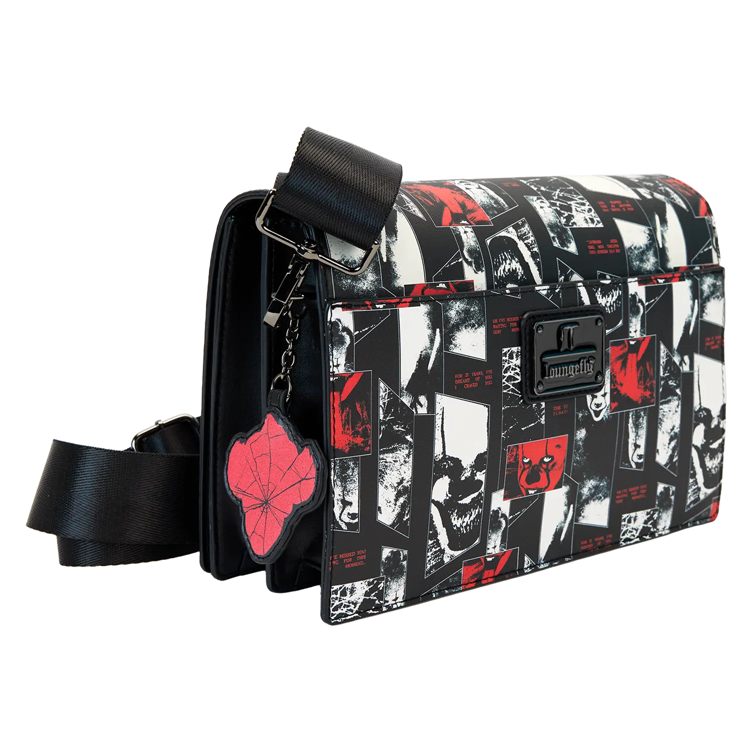 I Heart Horror It Pennywise Glow Crossbody Bag - Image 6