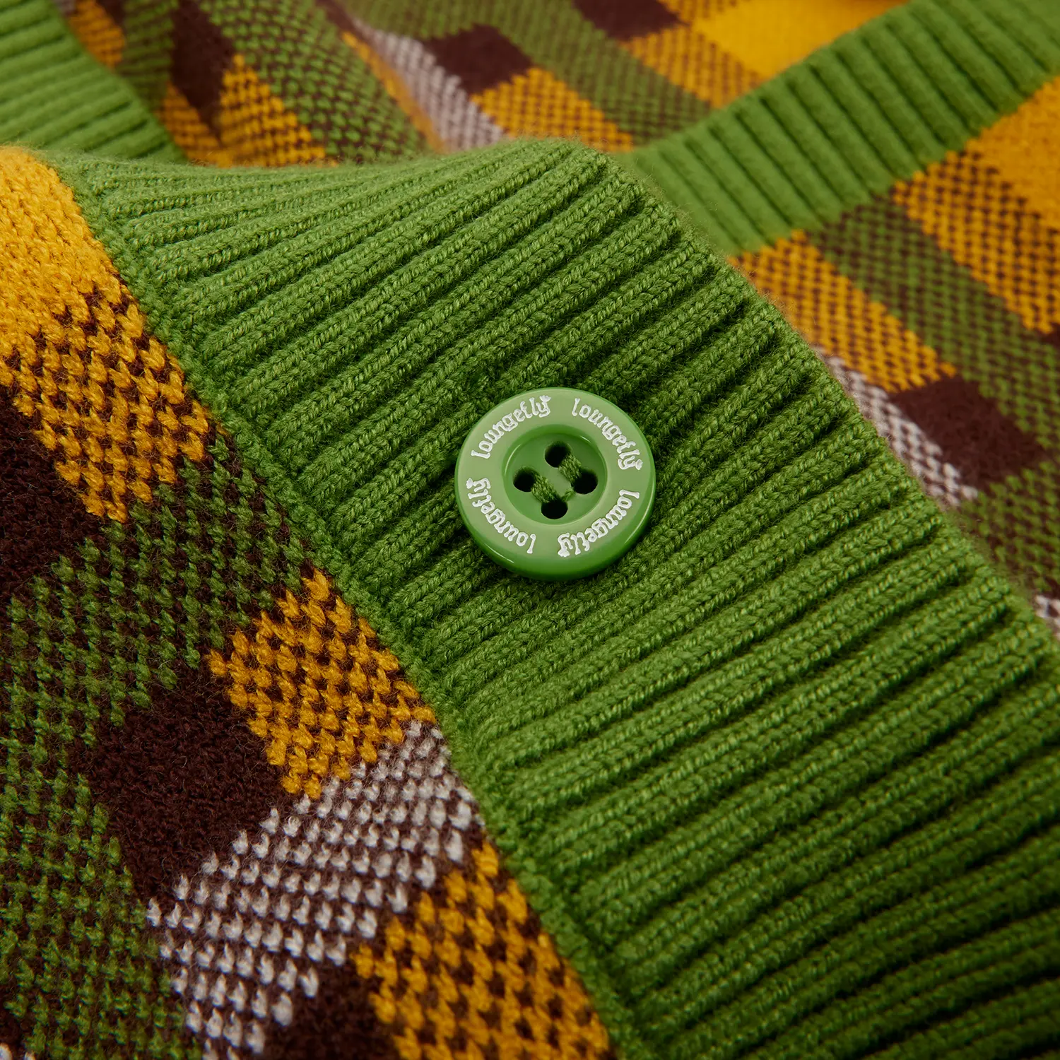 Pluto 95th Anniversary Plaid Knit Cardigan - Image 7