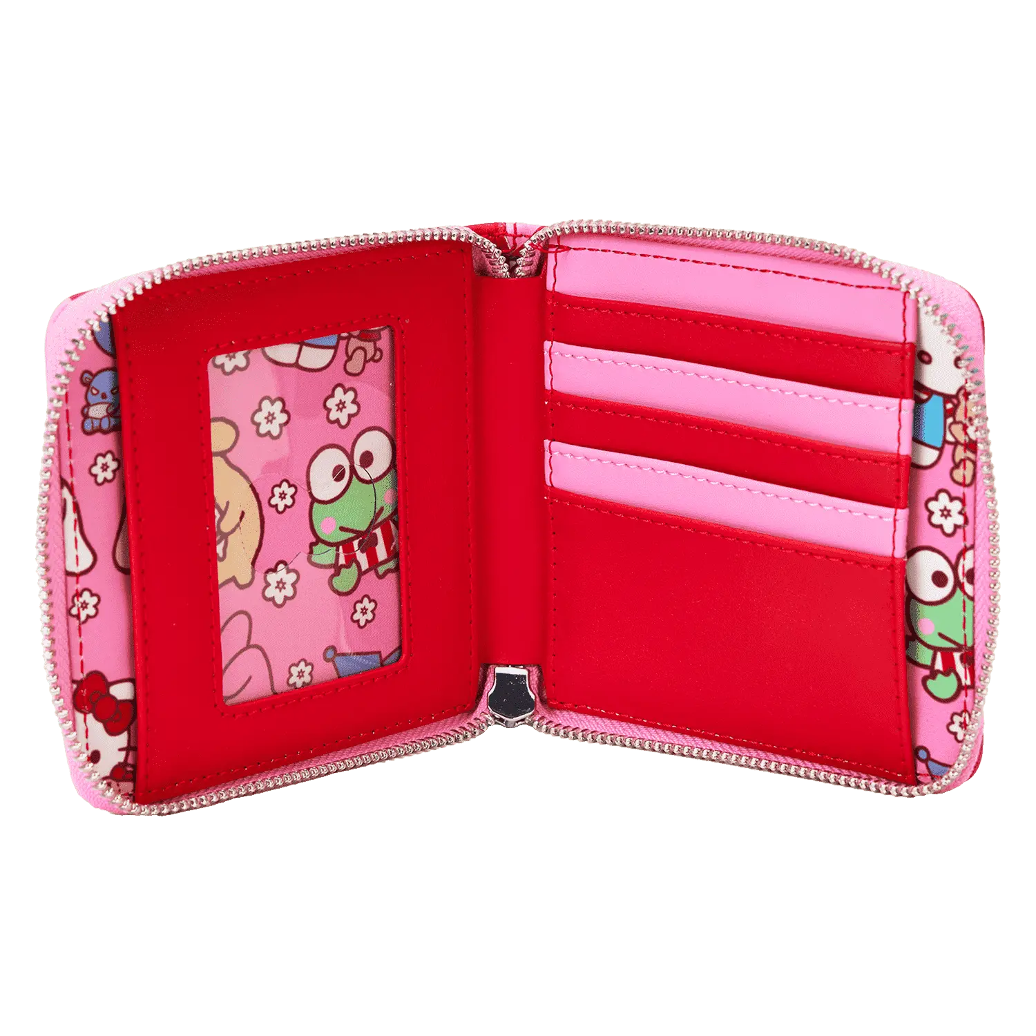Sanrio Hello Kitty & Friends Color Block Zip Around Wallet - Image 8