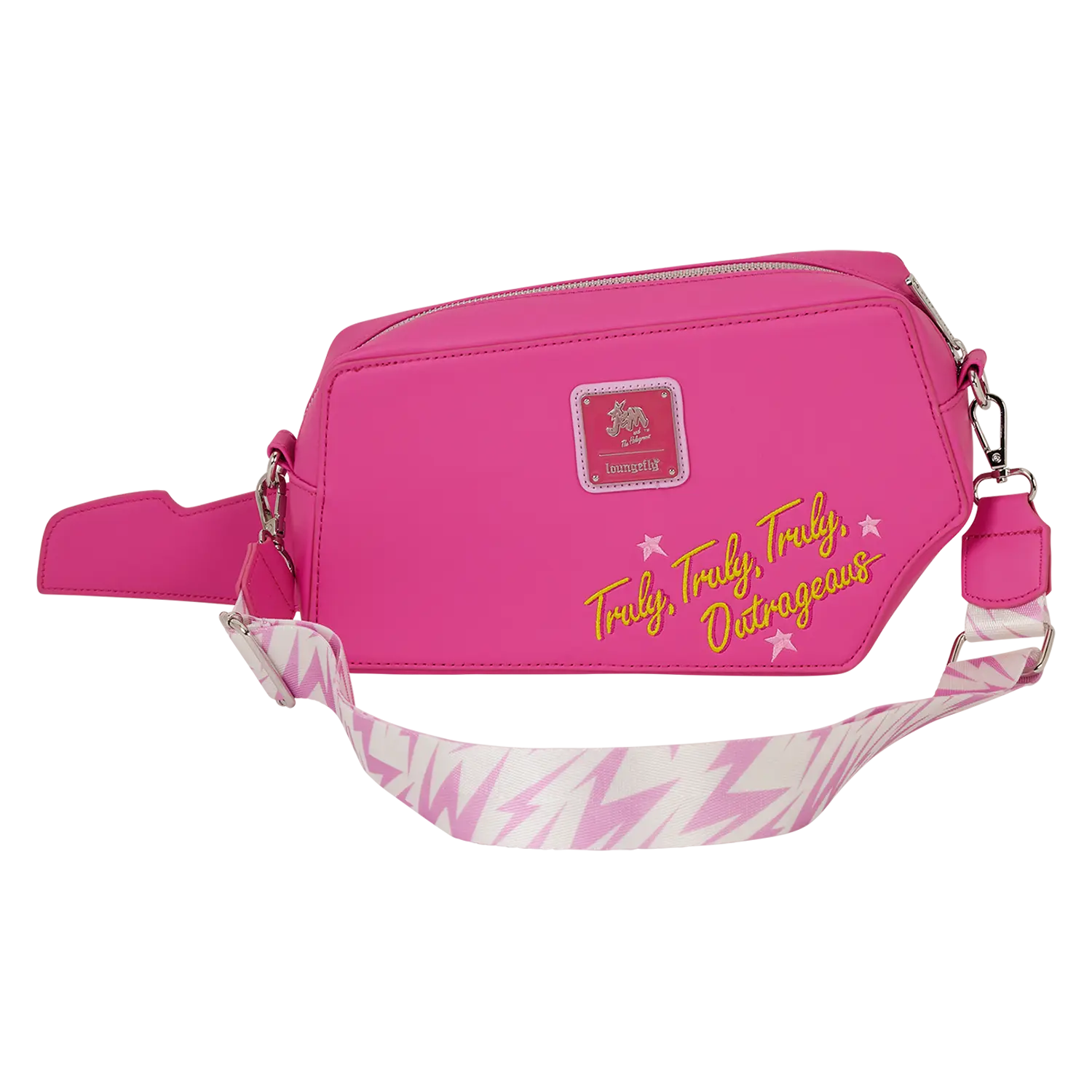Jem and the Holograms Figural Keytar Glow Crossbody Bag - Image 6