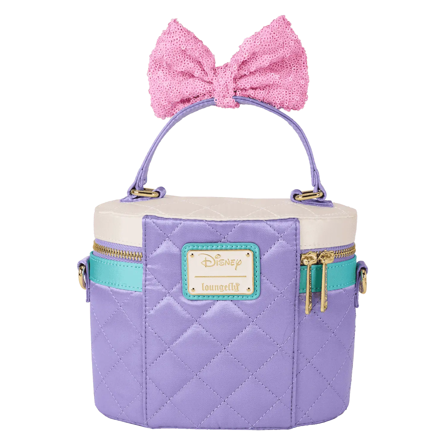 Daisy Duck 85th Anniversary Sequin Quilted Crossbody Bag - Image 4