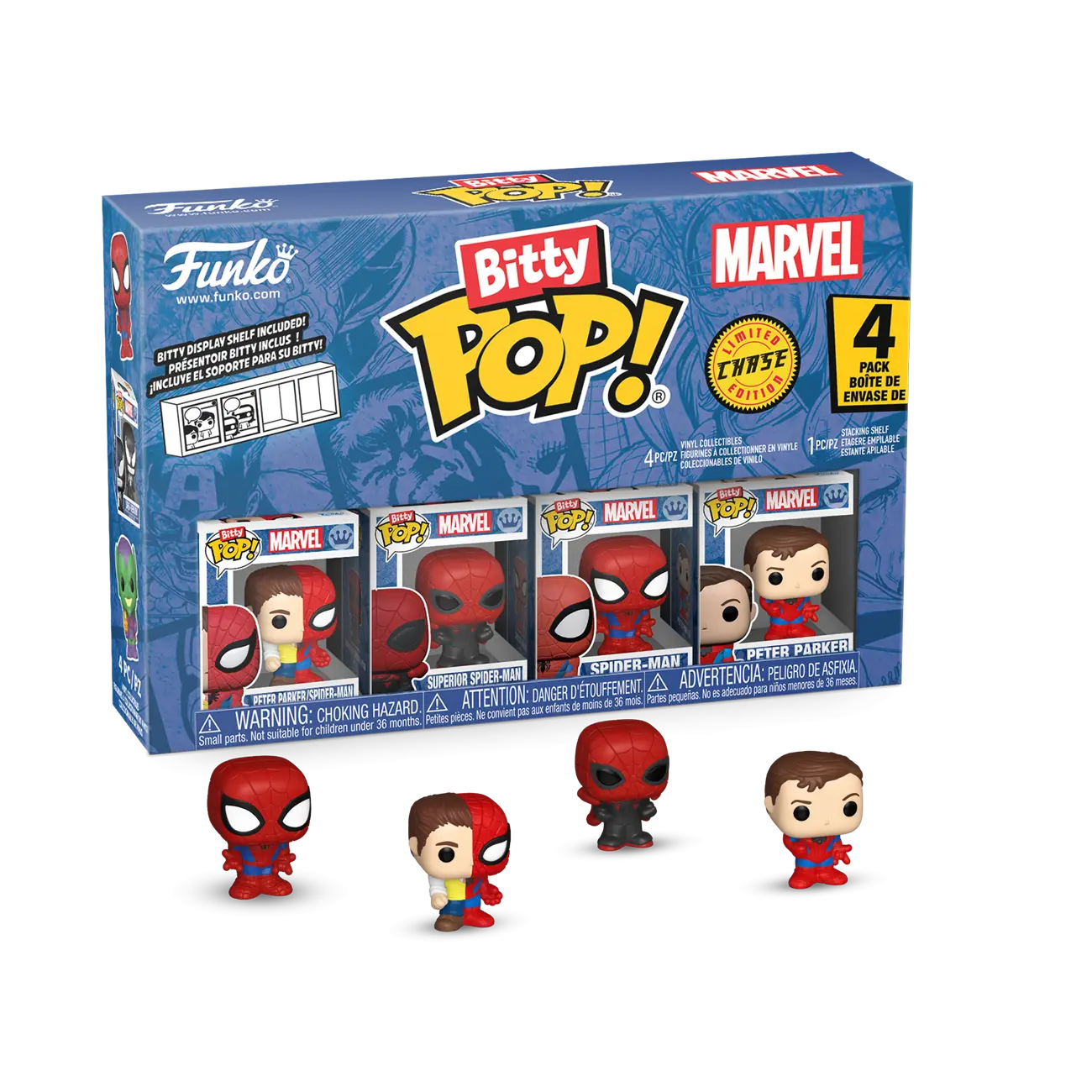 Bitty Pop! Spider-Man 4-Pack Series 4