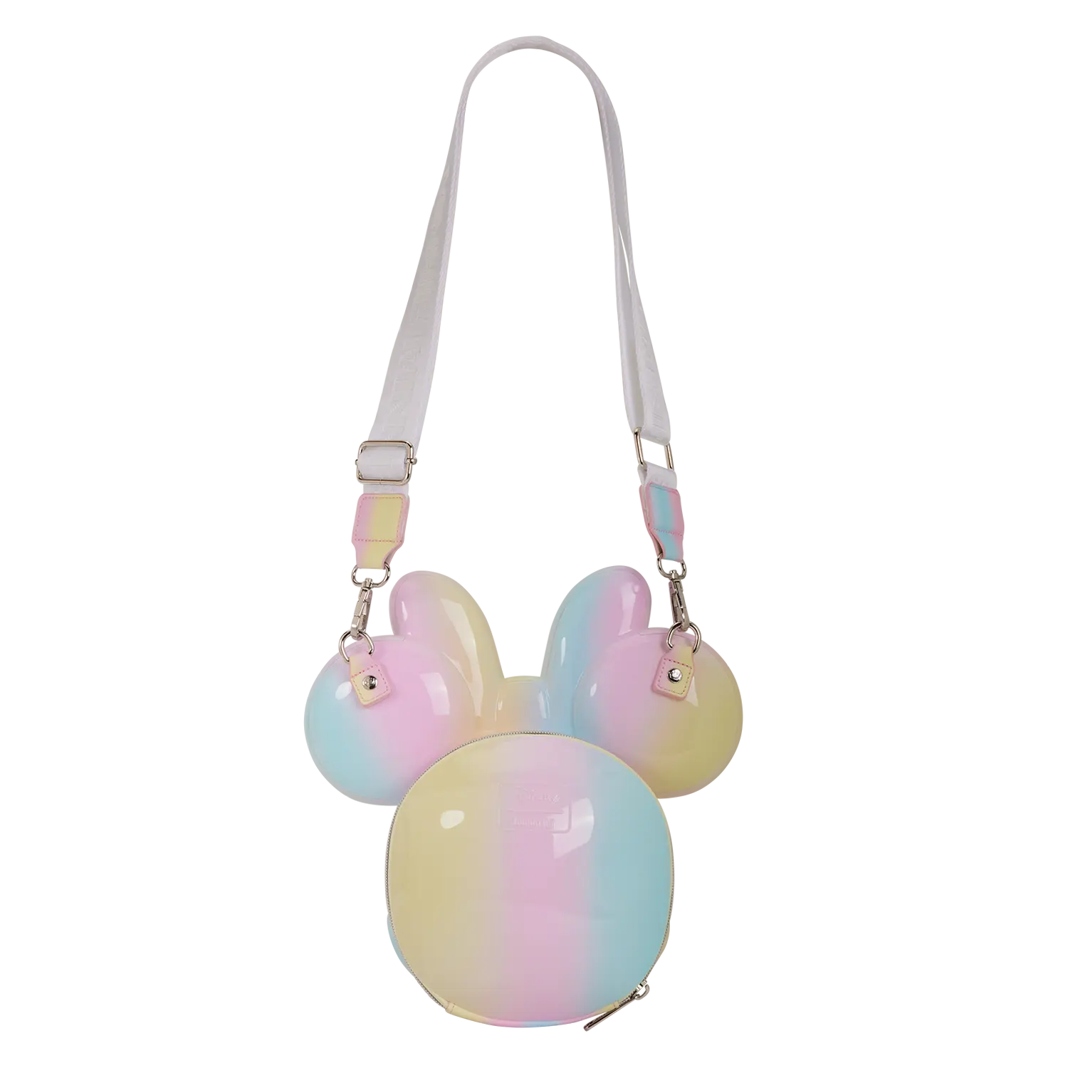 Minnie Mouse Pastel Tie-Dye Molded Figural Crossbody Bag - Image 4