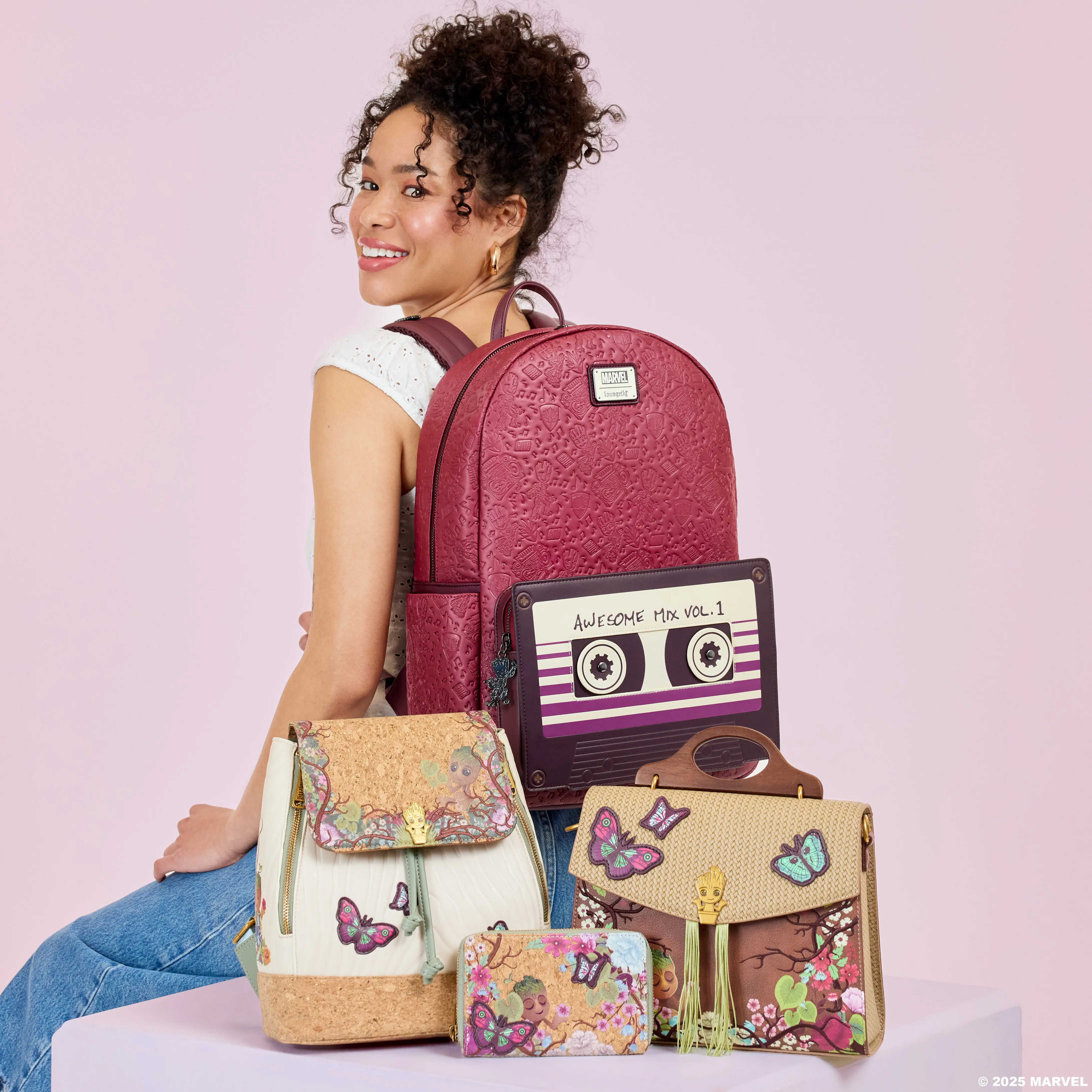 Guardians of the Galaxy Groot Mixtape All-Over Print Full-Size Backpack - Image 2
