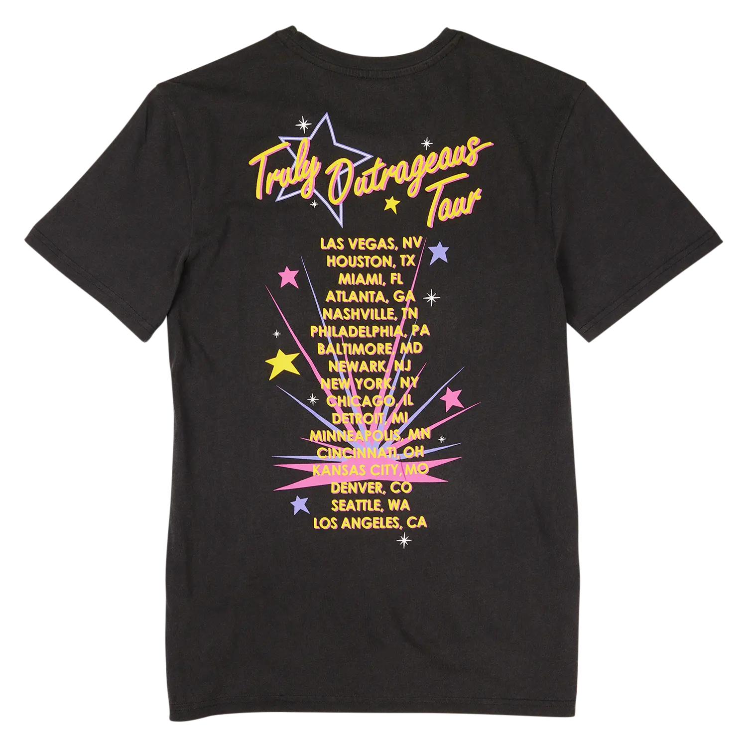 Jem and the Holograms Concert Tour Unisex Tee - Image 4