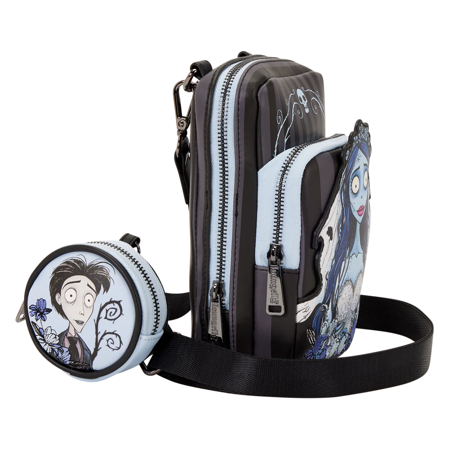 Corpse Bride Emily Sling Crossbody Bag with Coin Bag - Image 5