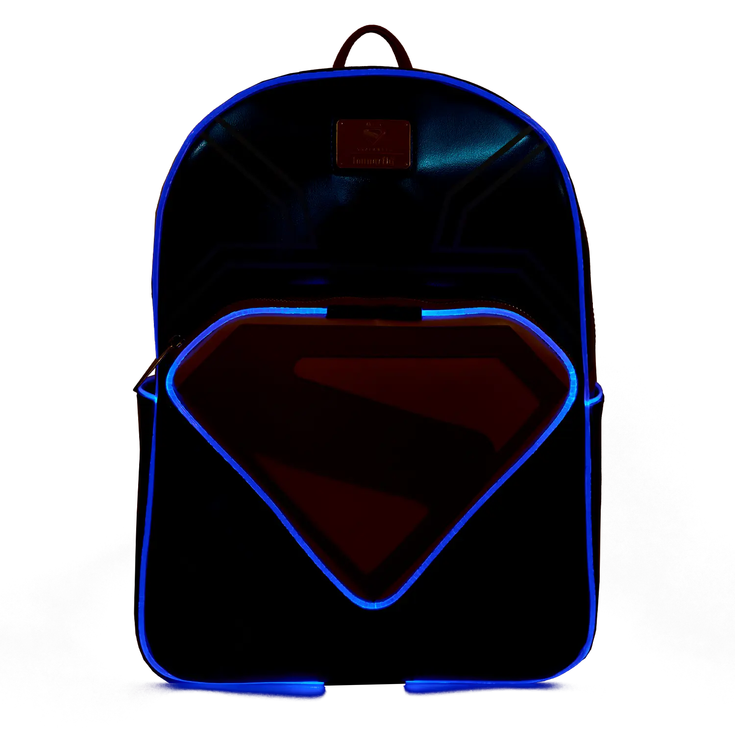 Superman Light Up Glow Full-Size Backpack - Image 5