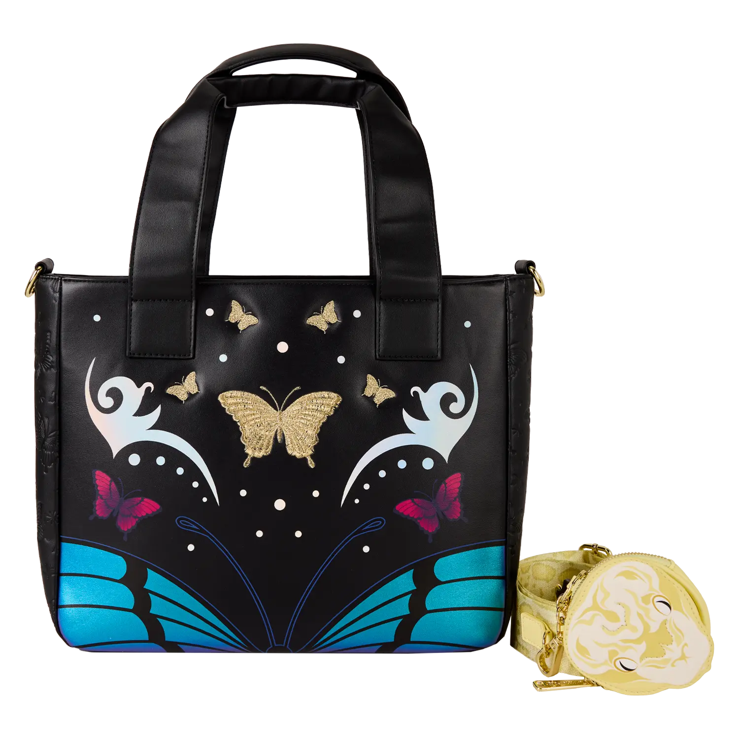 Britney Spears Butterfly Tote Crossbody Bag with Coin Bag