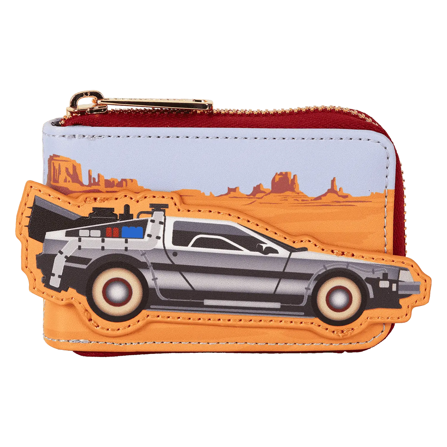Back To The Future 40th Anniversary Time Machine Accordion Wallet