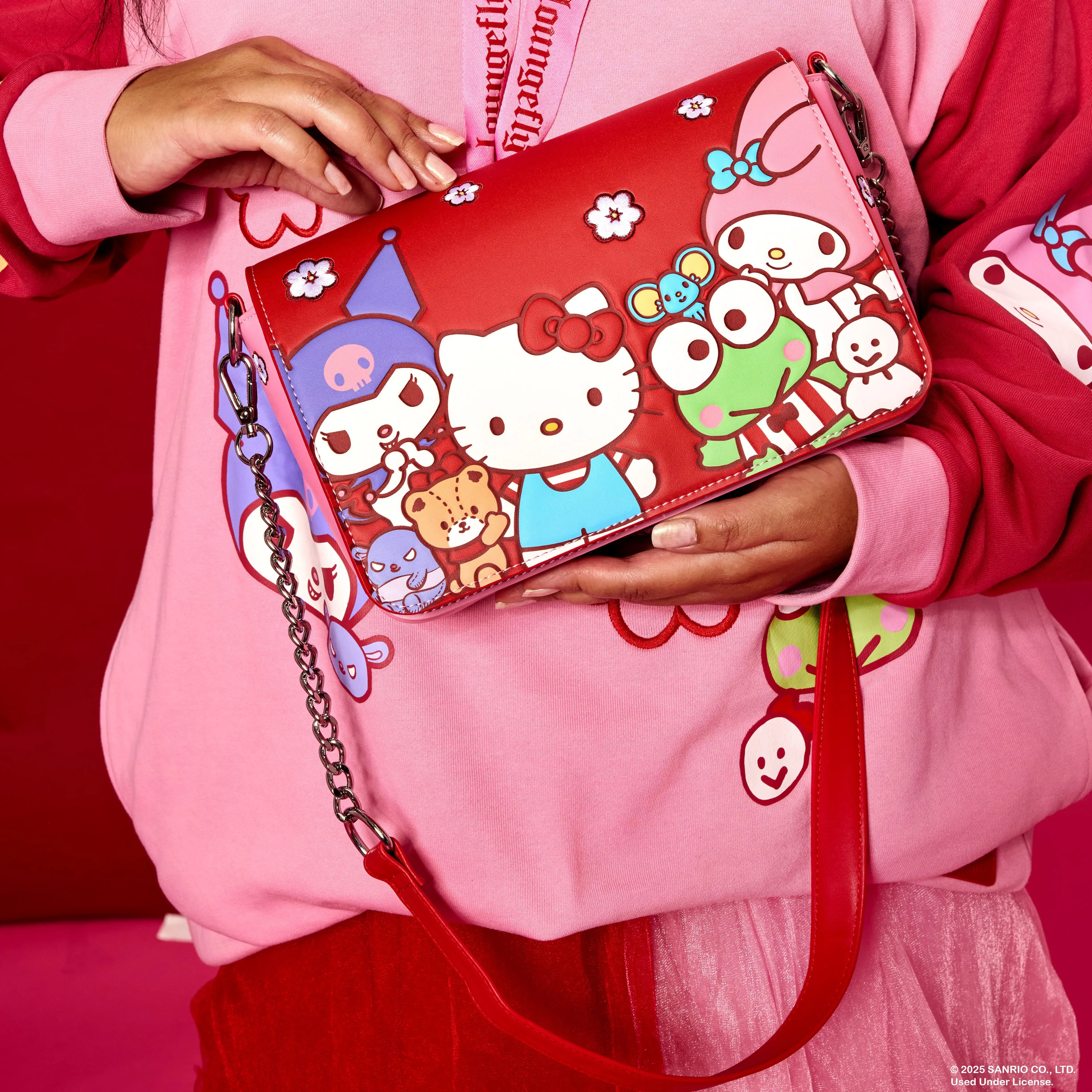 Sanrio Hello Kitty & Friends Color Block Crossbody Bag - Image 2