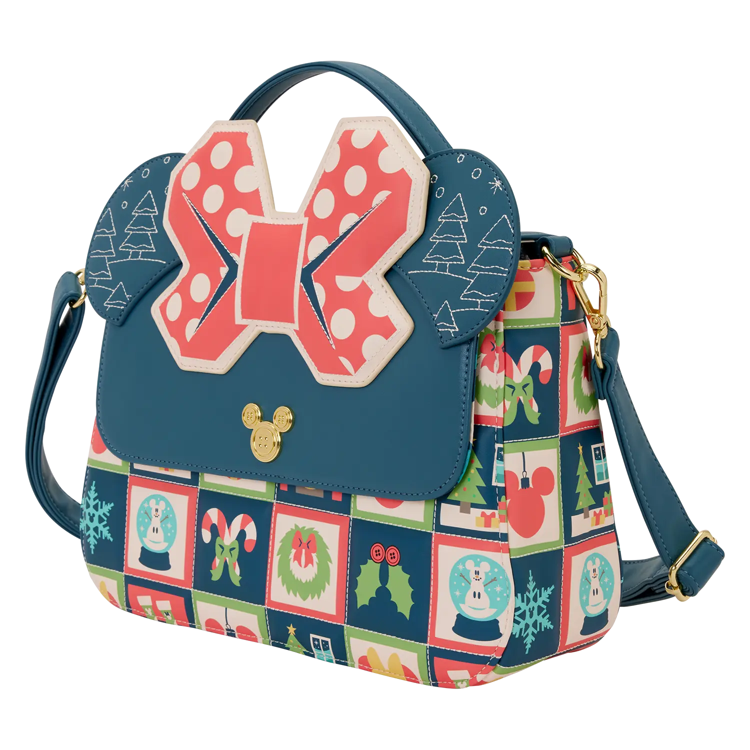 Minnie Mouse Holiday Crossbody Bag - Image 5