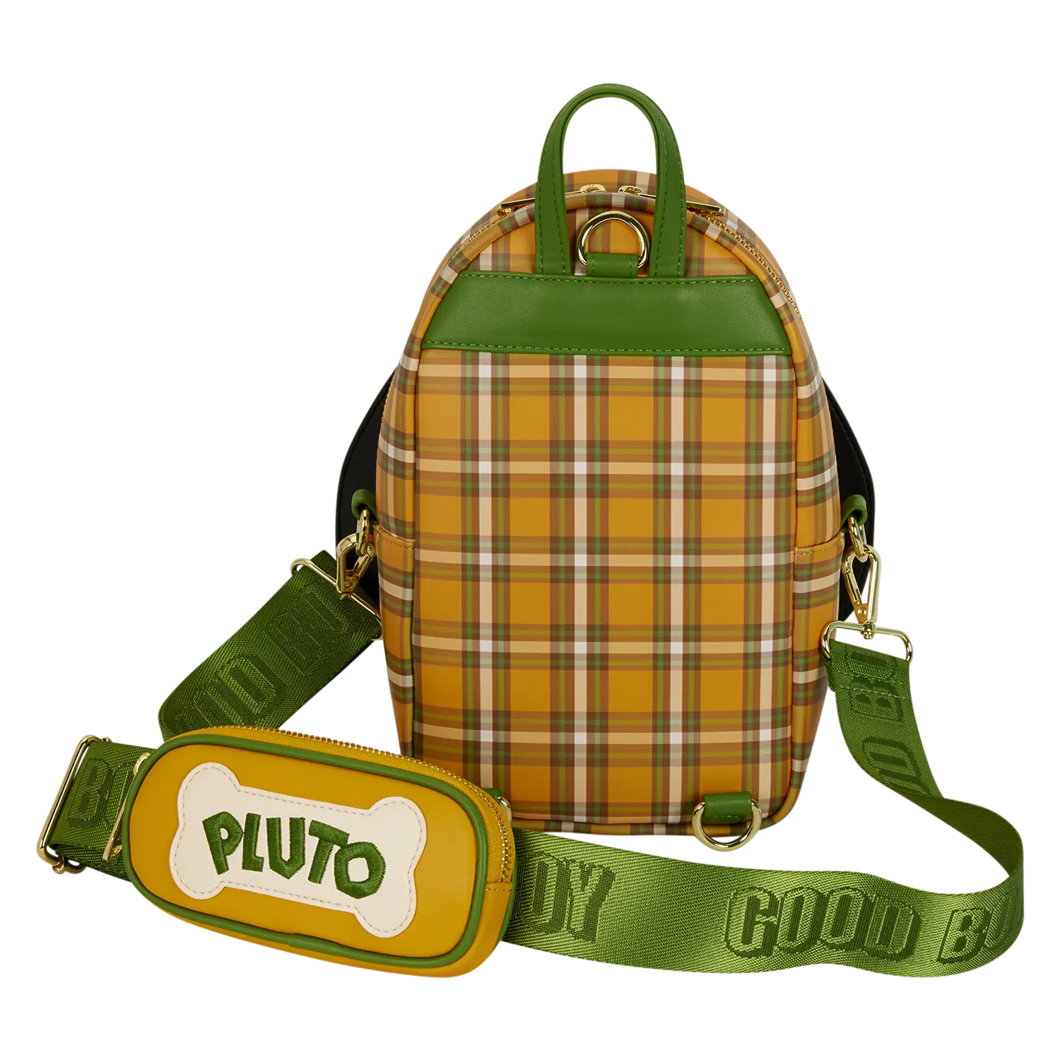 Pluto 95th Anniversary Plaid Sling Crossbody Bag with Coin Bag - Image 9