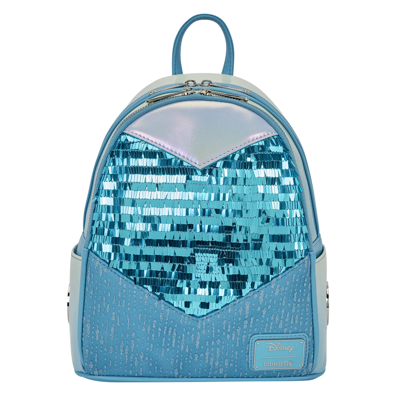 Frozen Elsa Glitter Sequin Cosplay Mini Backpack