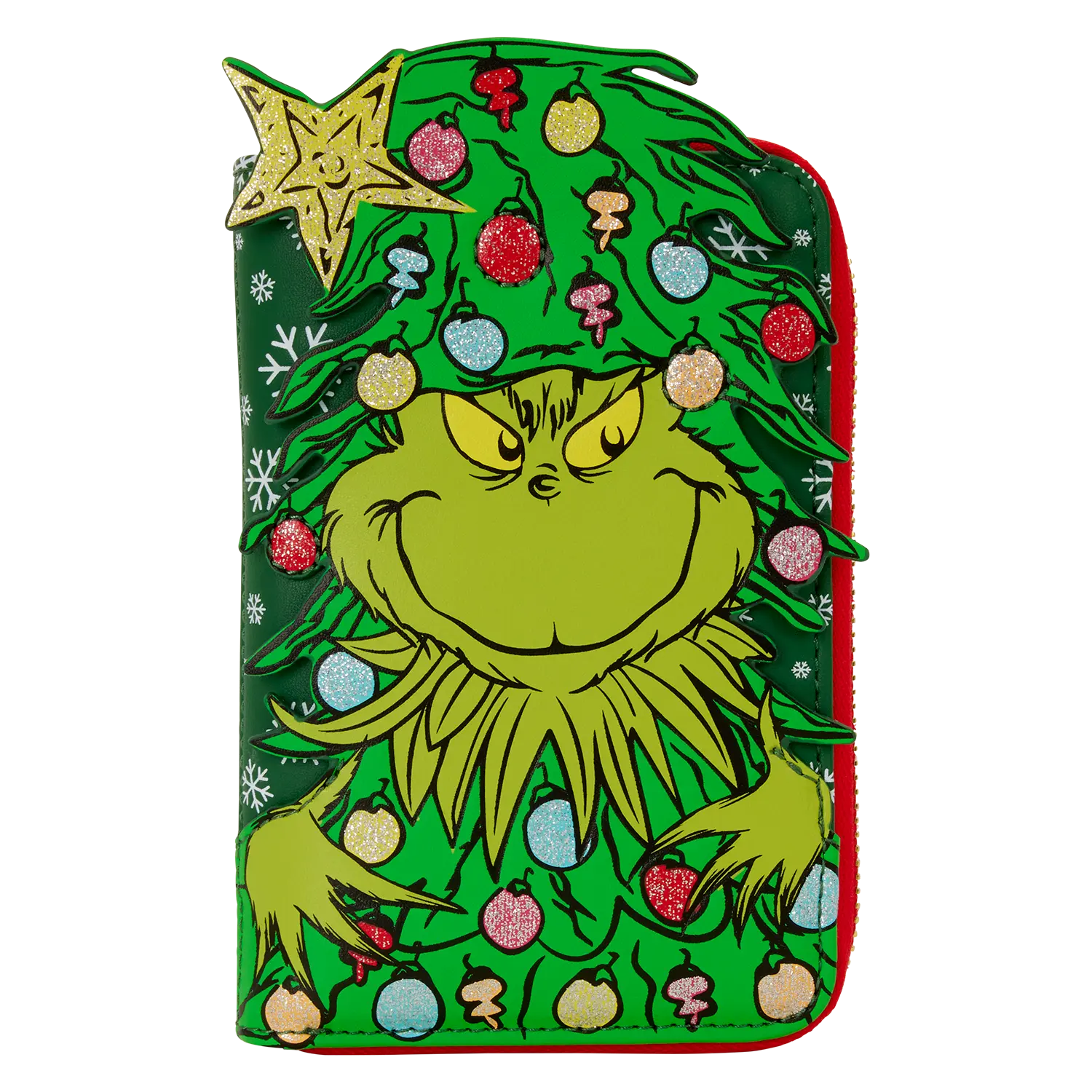 Dr. Seuss How the Grinch Stole Christmas! Tree Zip Around Wallet