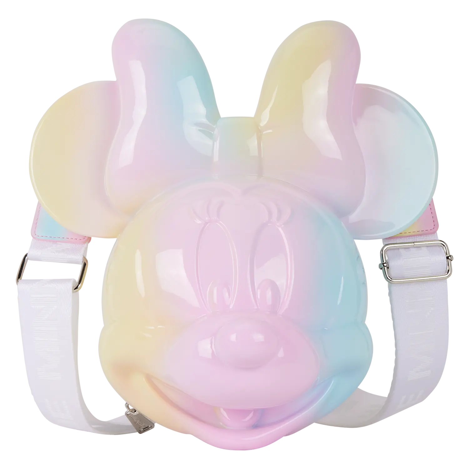 Minnie Mouse Pastel Tie-Dye Molded Figural Crossbody Bag - Image 5