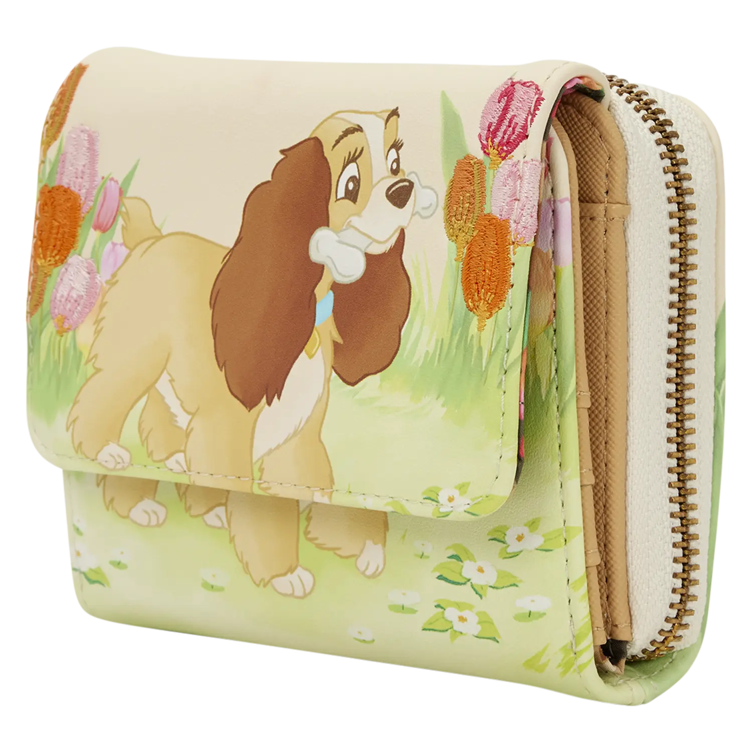 Lady and the Tramp Pastel Tulip Trifold Wallet - Image 4