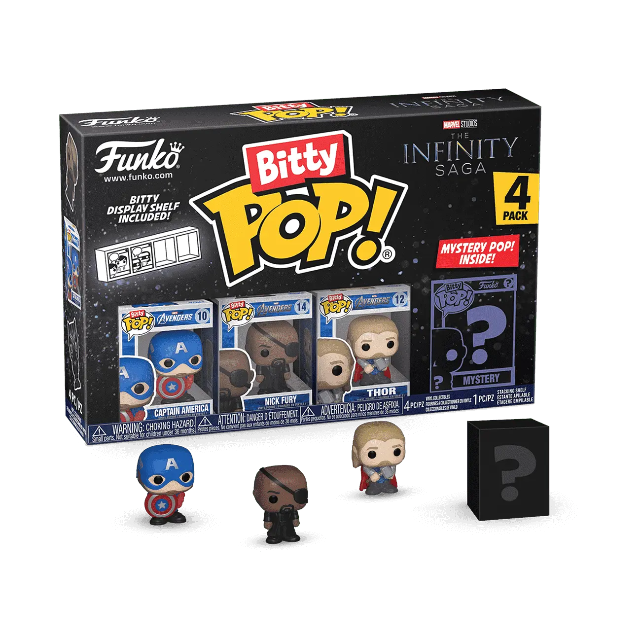 Bitty Pop! Marvel the Infinity Saga 4-Pack Series 1