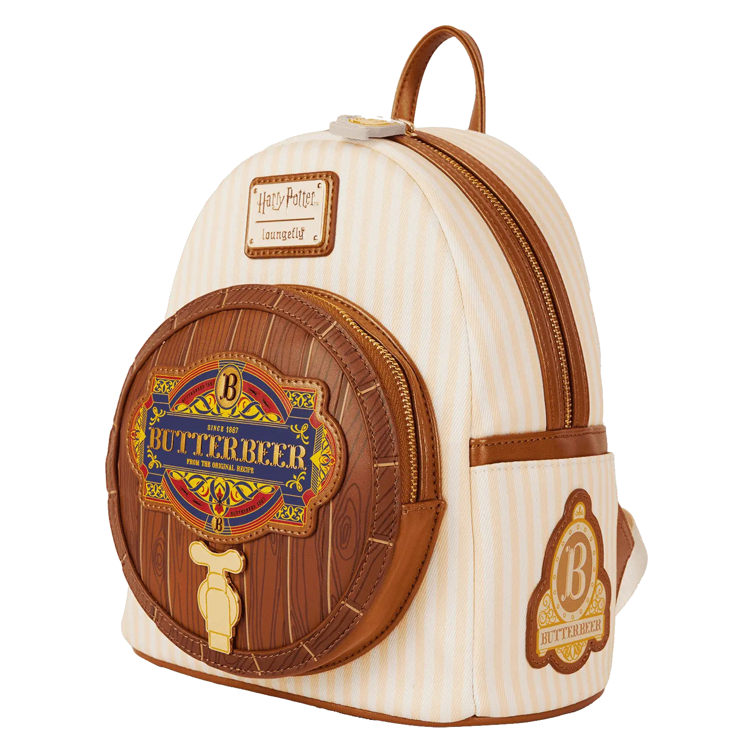 Harry Potter Butterbeer Barrel Scented Mini Backpack - Image 4