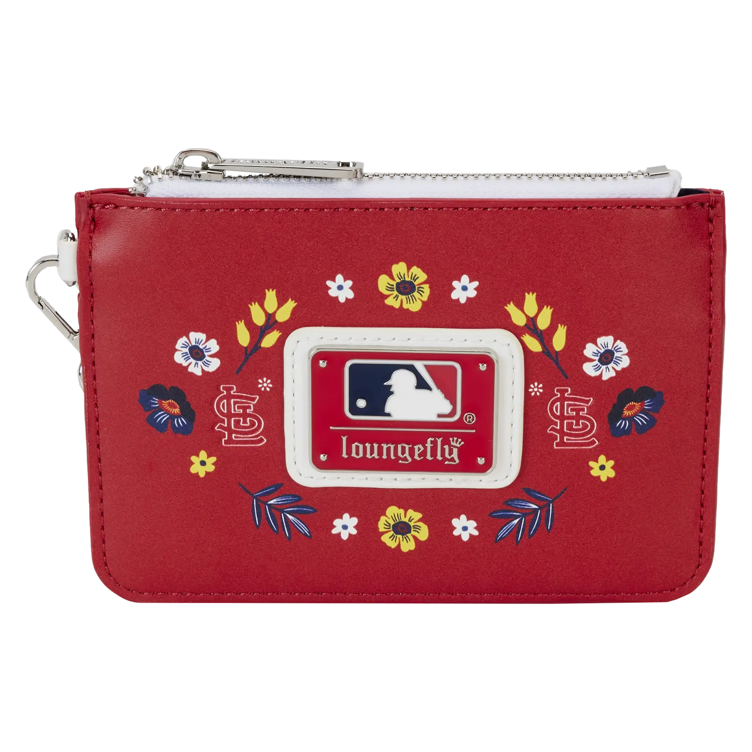 MLB St. Louis Cardinals Floral Card Holder Wristlet Clutch - Image 5