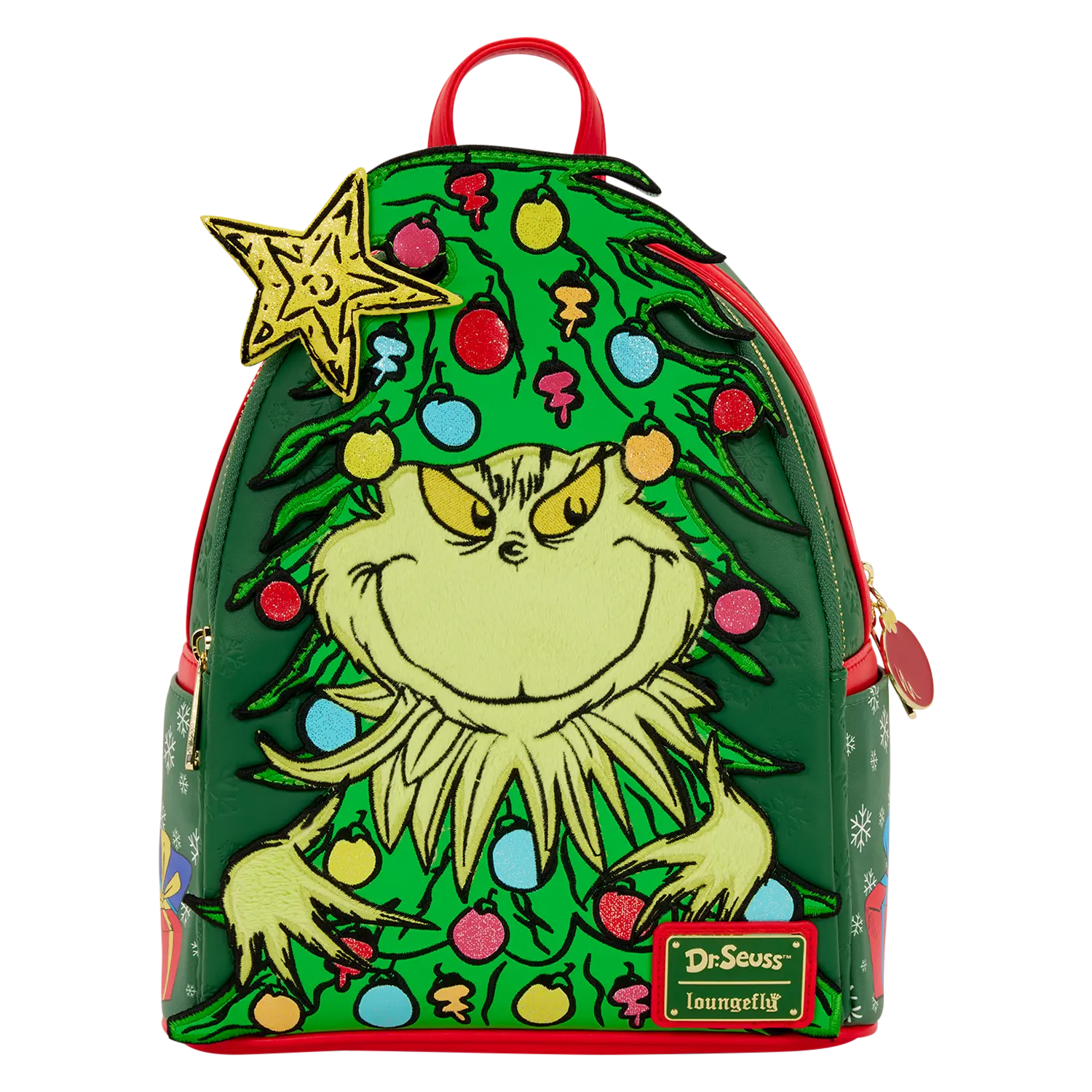Dr. Seuss How the Grinch Stole Christmas! Tree Light Up Plush Mini Backpack