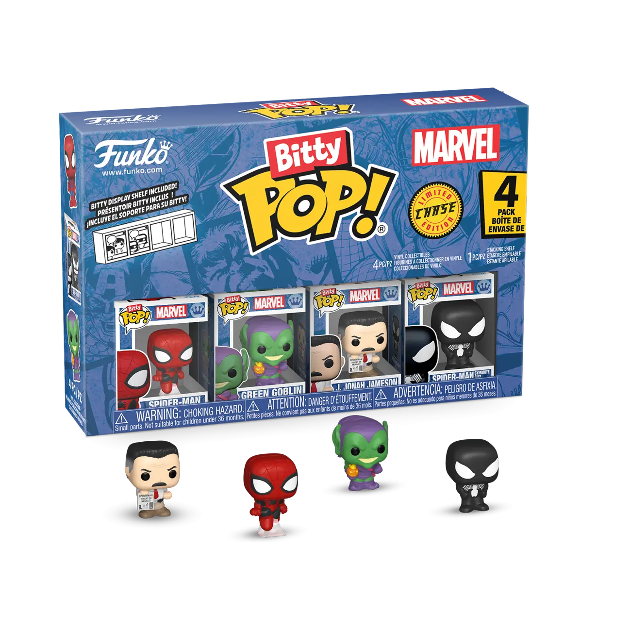 Bitty Pop! Spider-Man 4-Pack Series 1