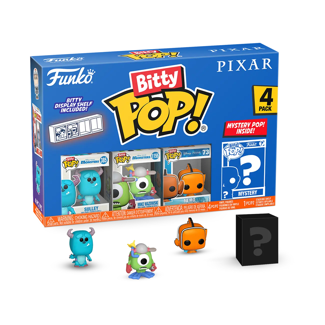 Bitty Pop! Pixar 4-Pack Series 2