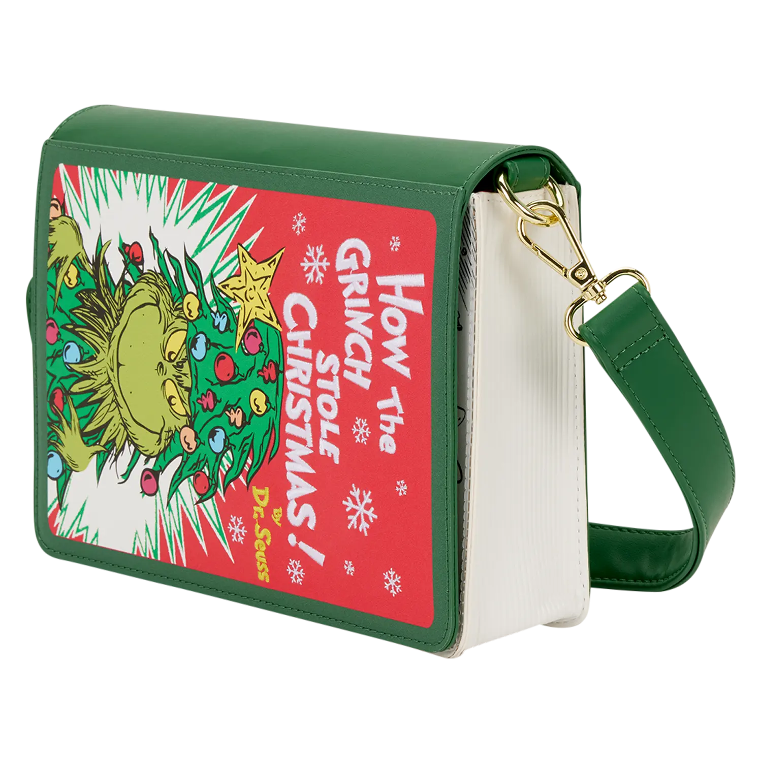 Dr. Seuss How the Grinch Stole Christmas! Holiday Color-In Crossbody Bag - Image 6