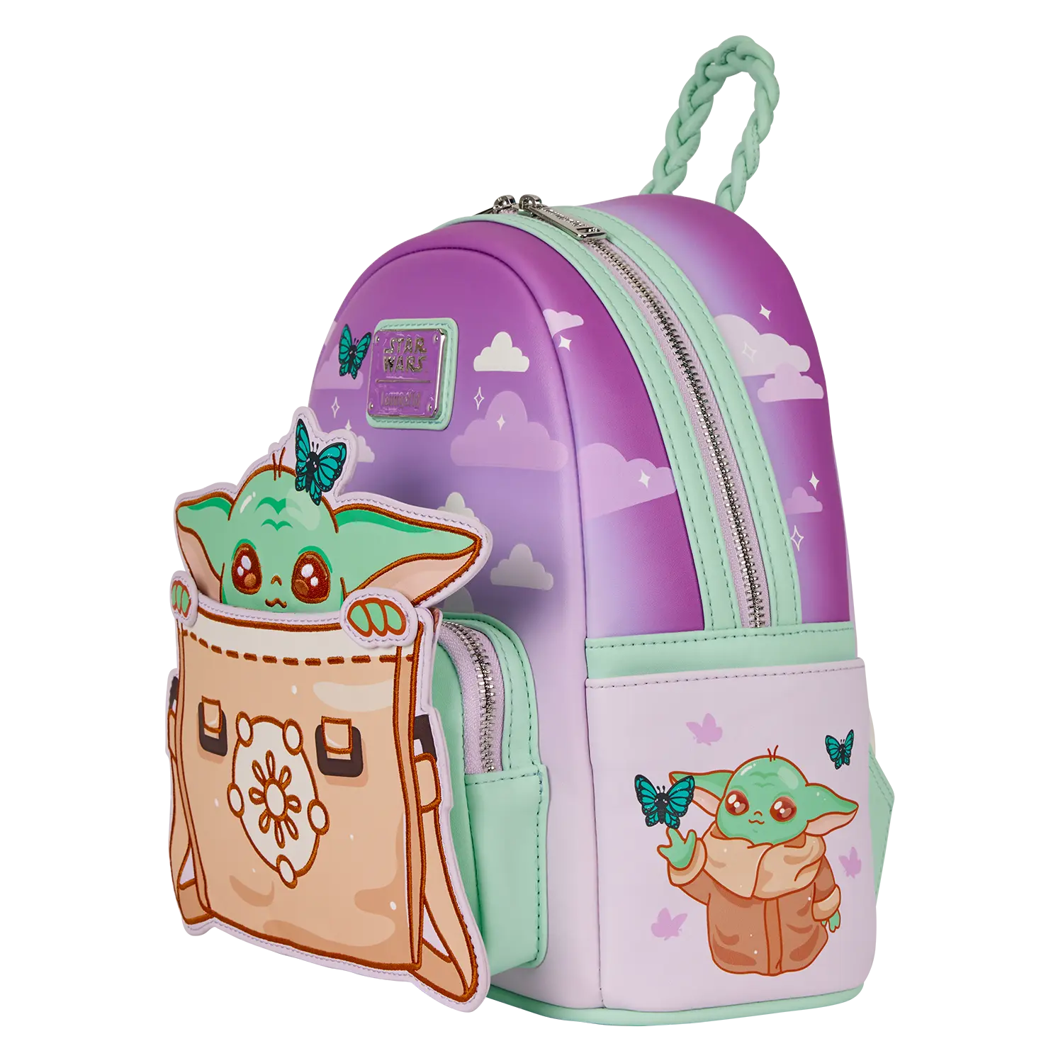 The Mandalorian Grogu Butterfly Mini Backpack - Image 6