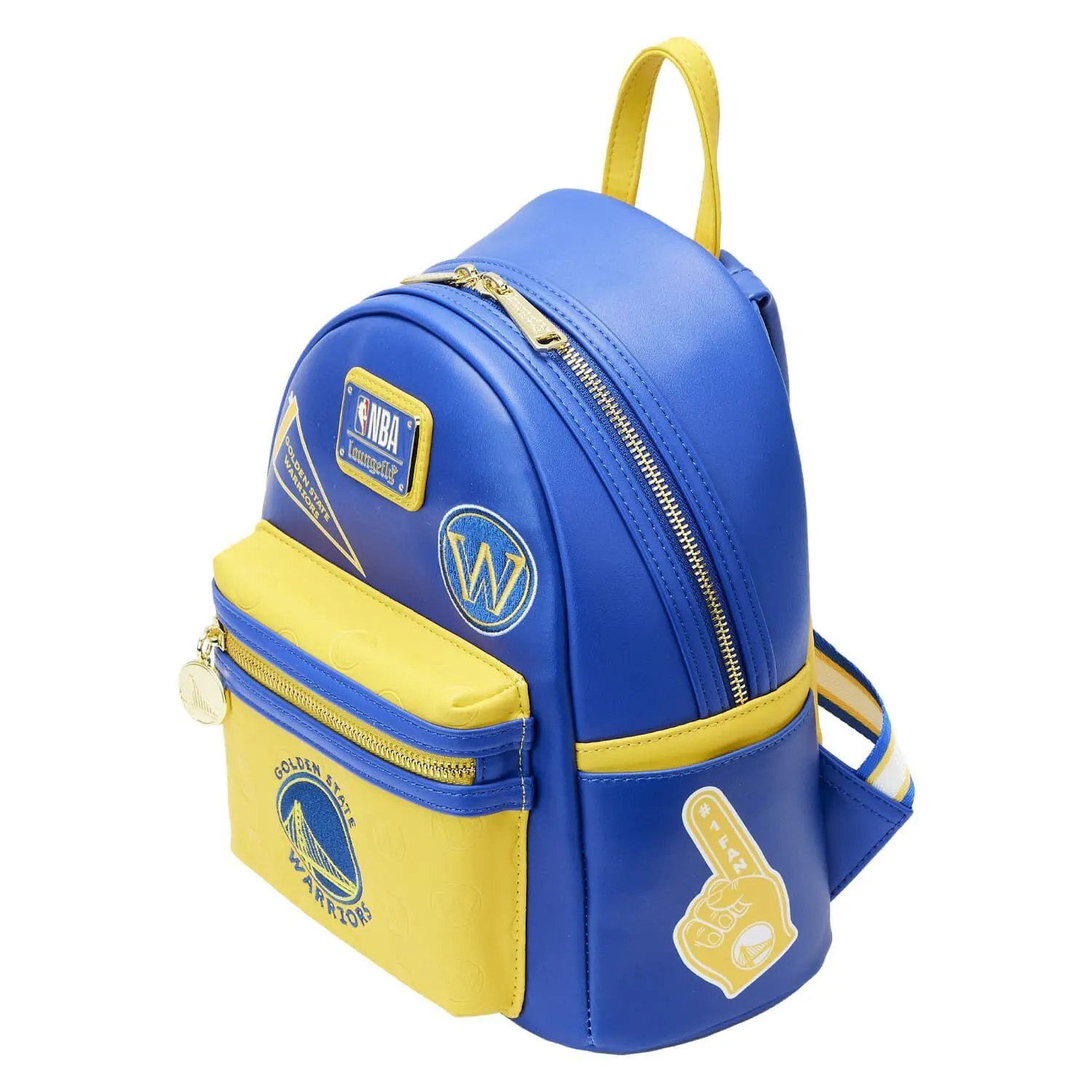 NBA Golden State Warriors Patch Icons Mini Backpack - Image 4