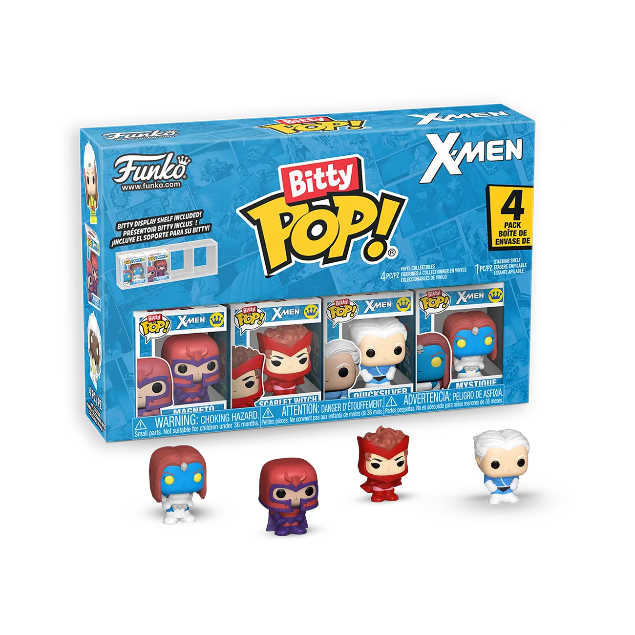 Bitty Pop! X-Men 4-Pack Series 1