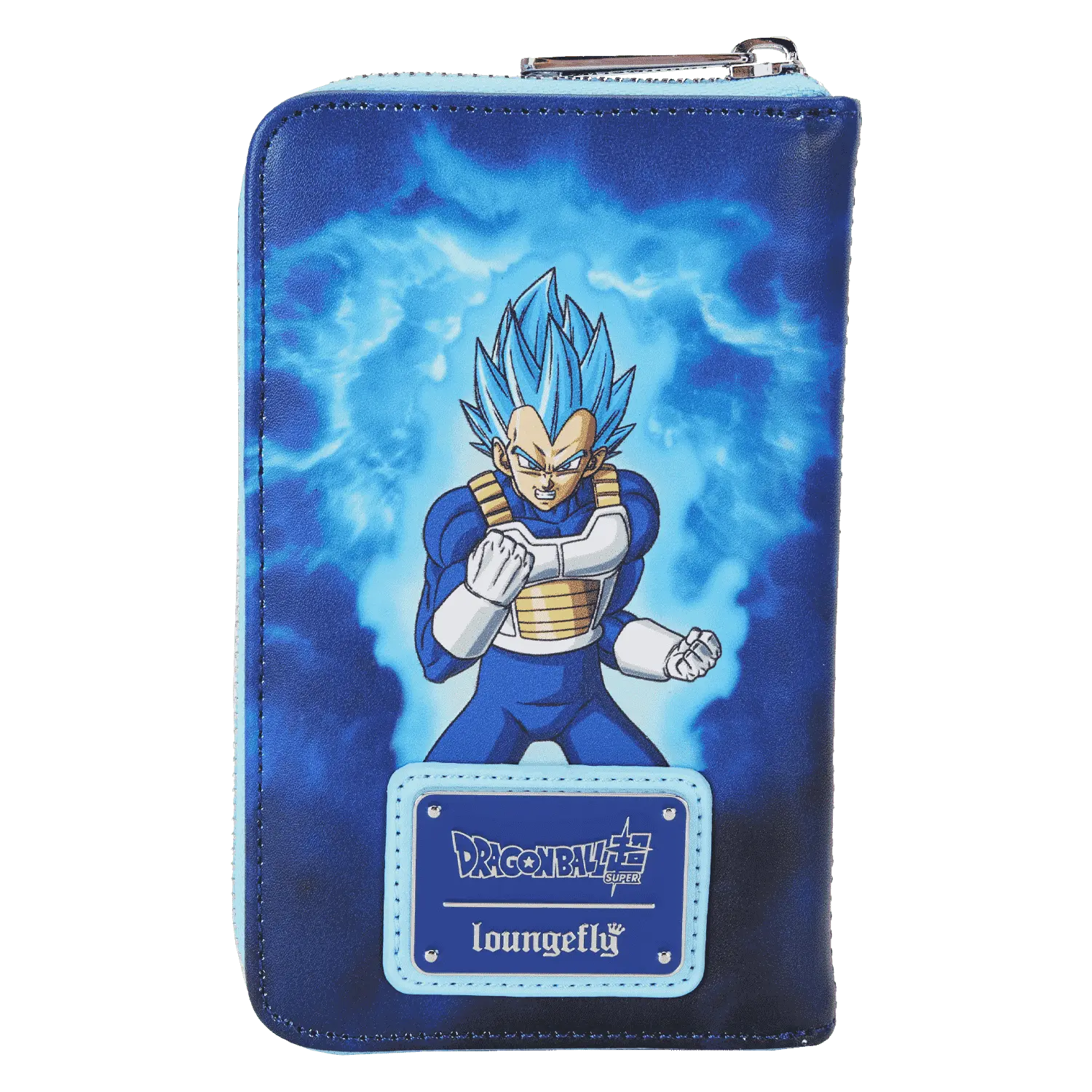 Dragon Ball Exclusive Goku & Vegeta Super Saiyan Blue Glow Zip Around Wallet - Image 2