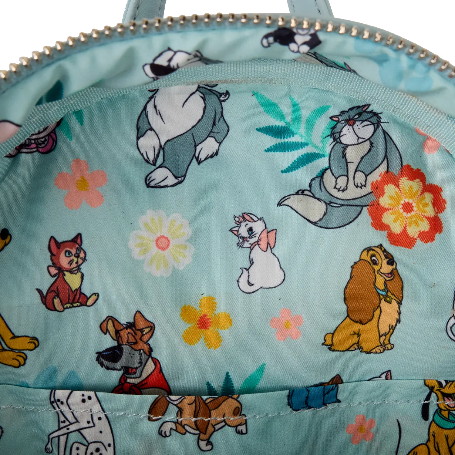 Disney Dogs & Cats Floral Fringe Mini Backpack - Image 9
