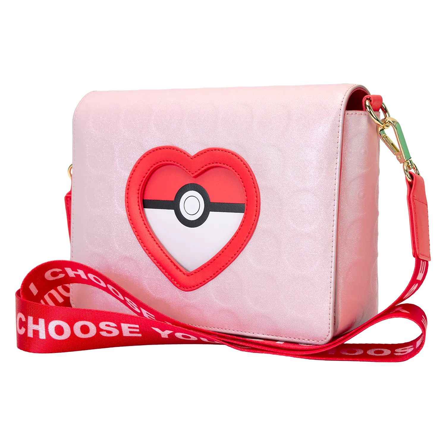 Pokémon Exclusive I Choose You Hearts Crossbody Bag - Image 5