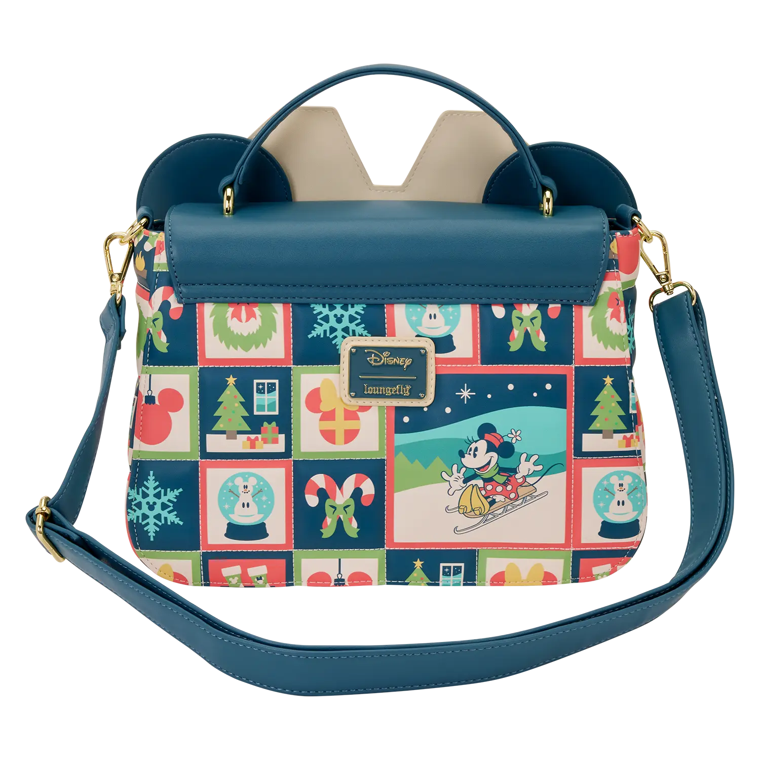 Minnie Mouse Holiday Crossbody Bag - Image 6