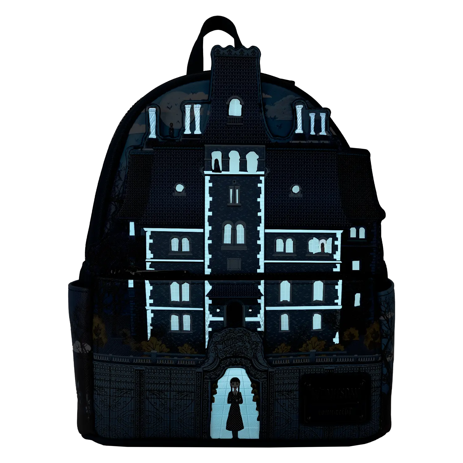 Wednesday Nevermore Academy Castle Glow Mini Backpack - Image 4
