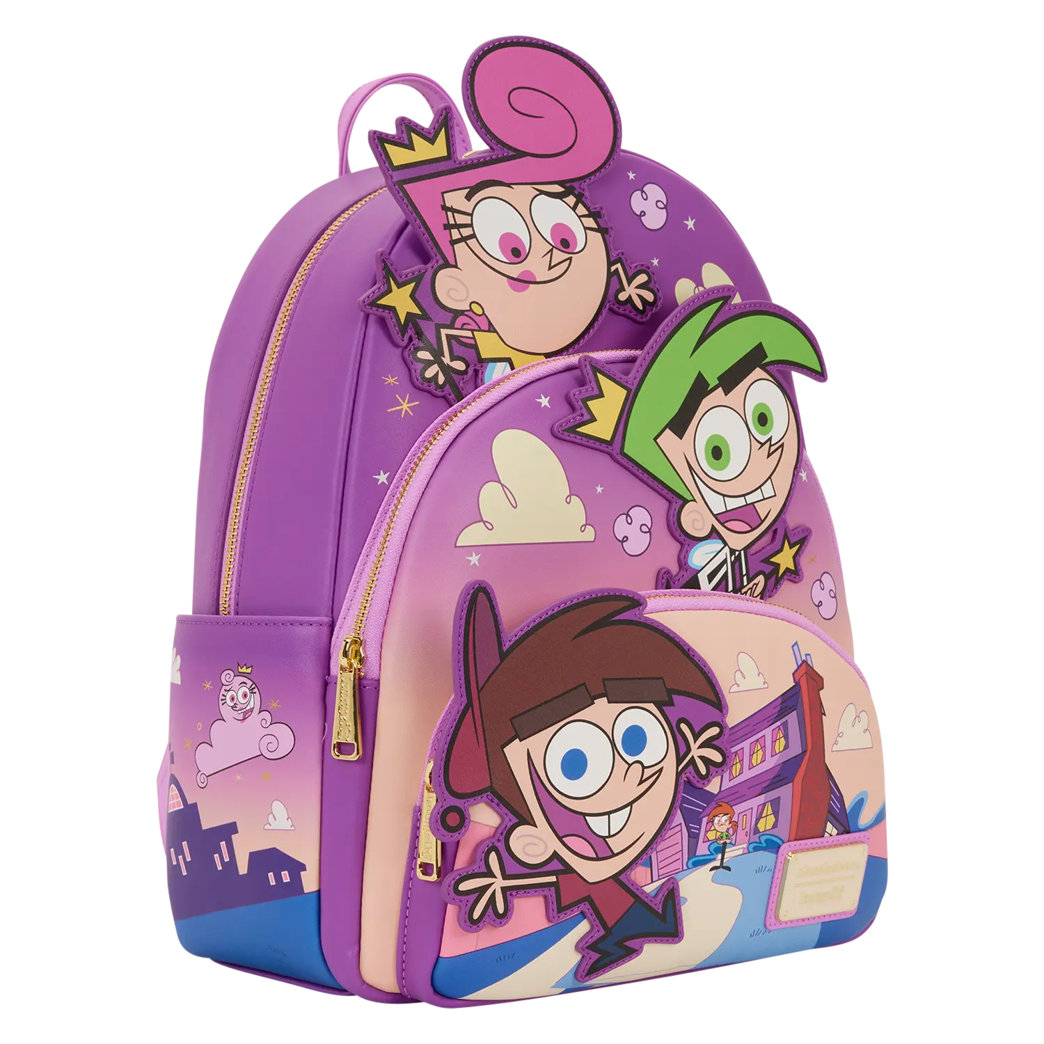 The Fairly OddParents Exclusive Triple Pocket Glow Mini Backpack - Image 4