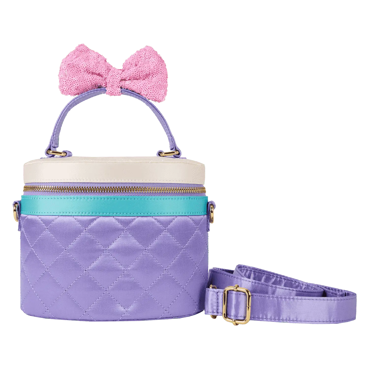 Daisy Duck 85th Anniversary Sequin Quilted Crossbody Bag