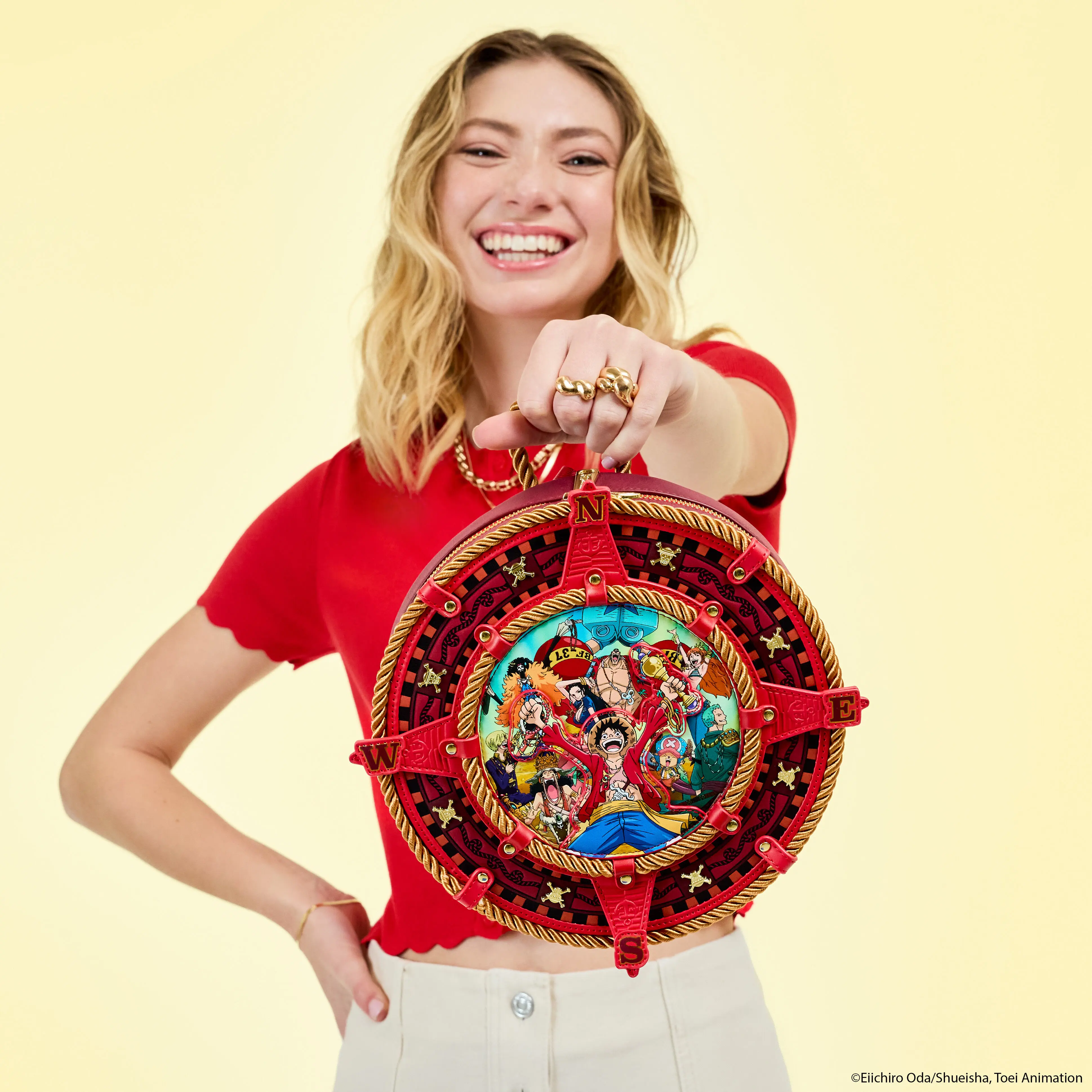 One Piece Compass Figural Mini Backpack - Image 2