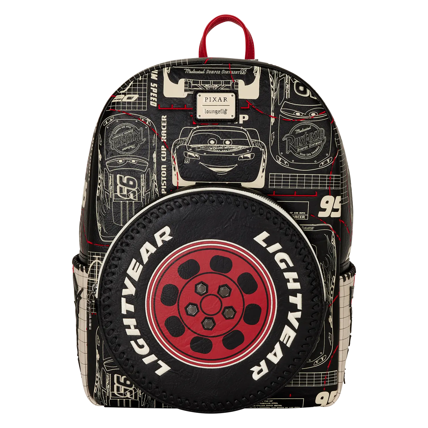 Cars Lightning McQueen Full-Size Backpack