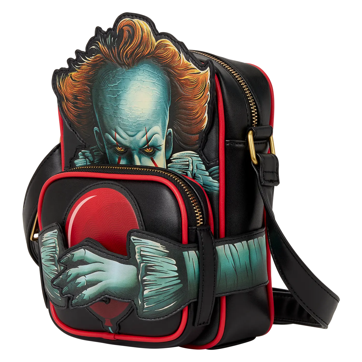 IT Pennywise Crossbuddies Cosplay Crossbody Bag with Coin Bag - Image 6