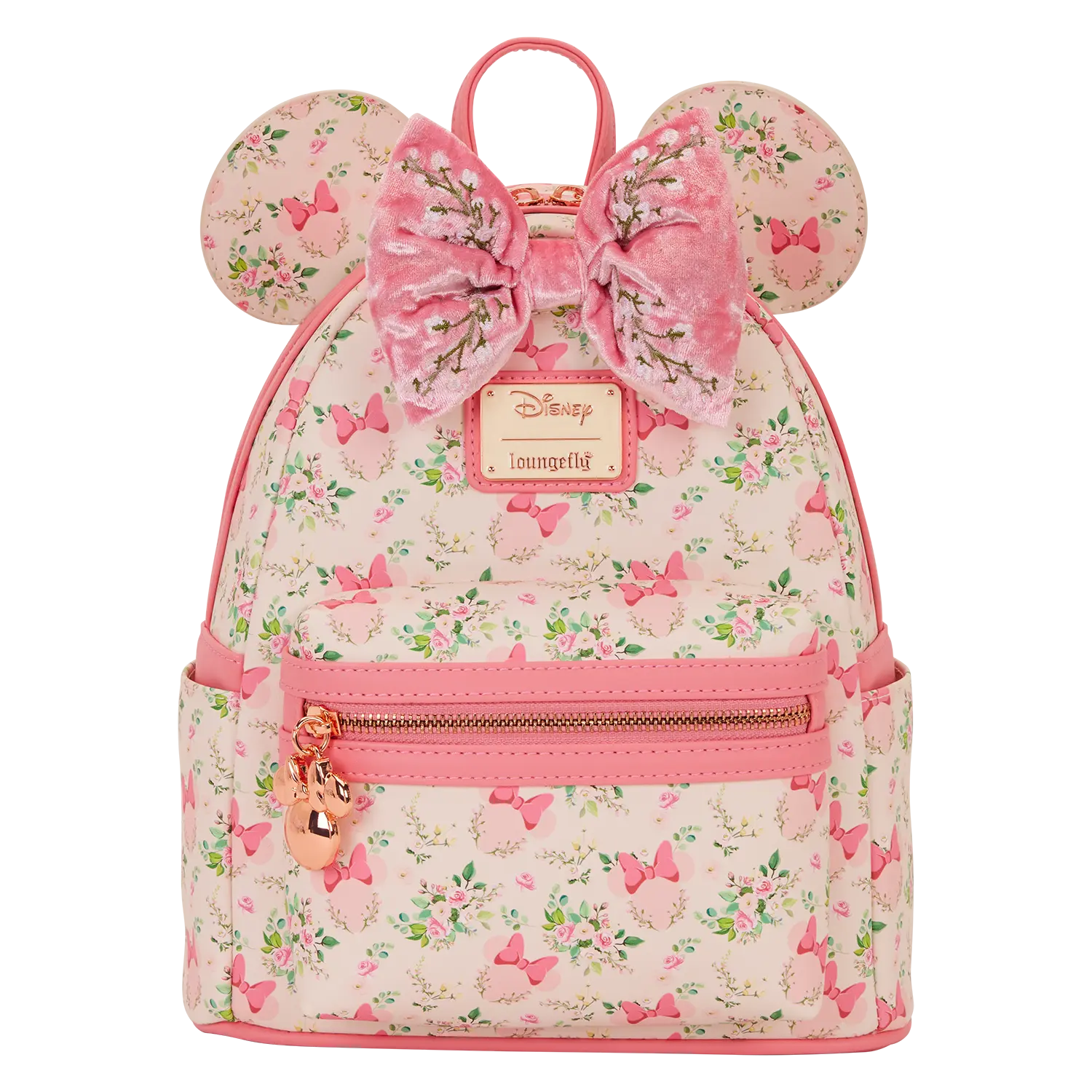 Minnie Mouse Floral All-Over Print Mini Backpack